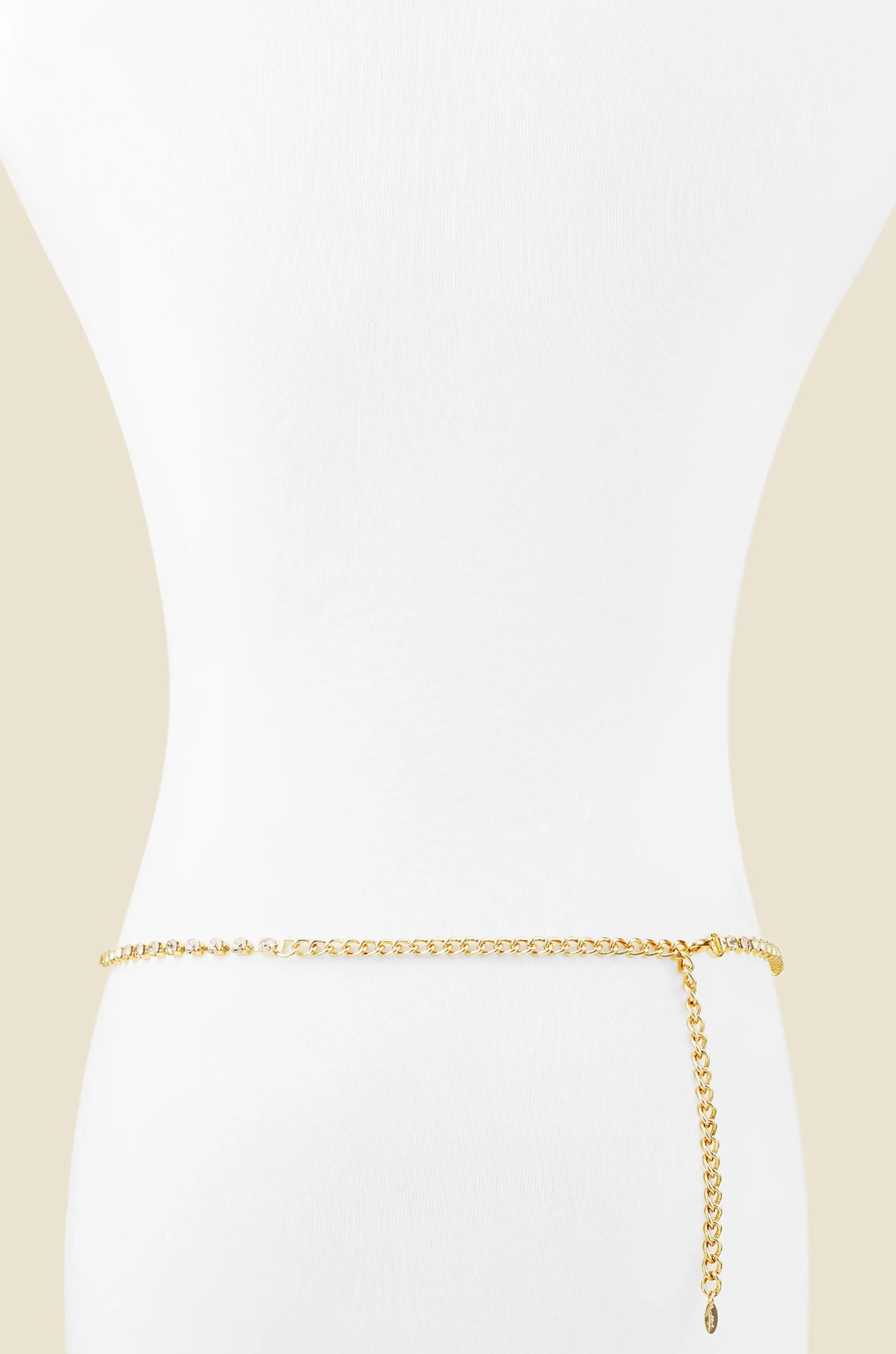 Single Crystal Chain Heart Belt sold by ettika product image thumbnail 4