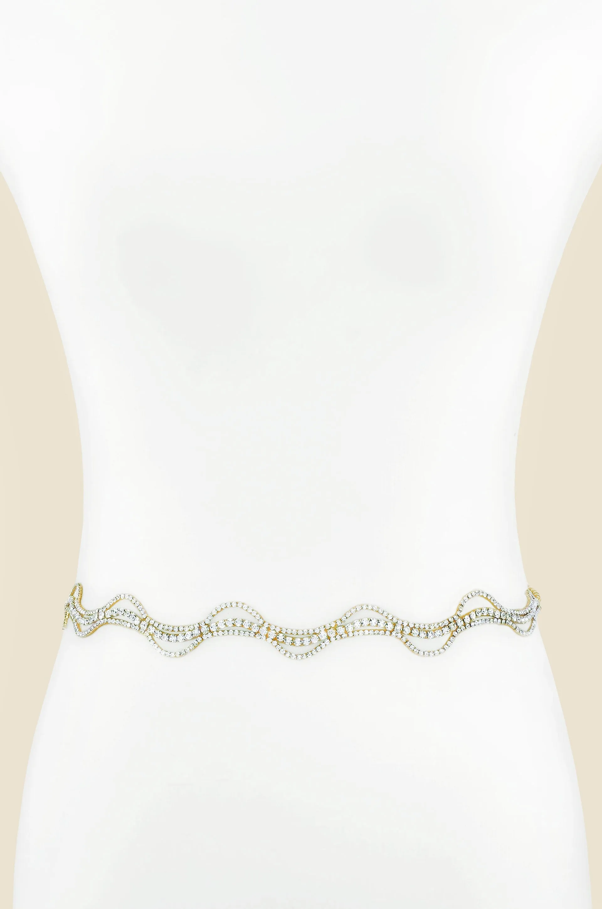 Crystal Wave Body Chain sold by ettika product image thumbnail 3