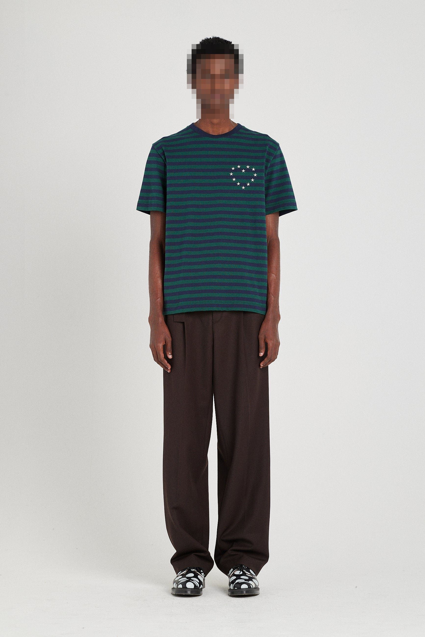 WONDER COEUROPA NAVY GREEN STRIPED sold by Etudes Studio product image thumbnail 2