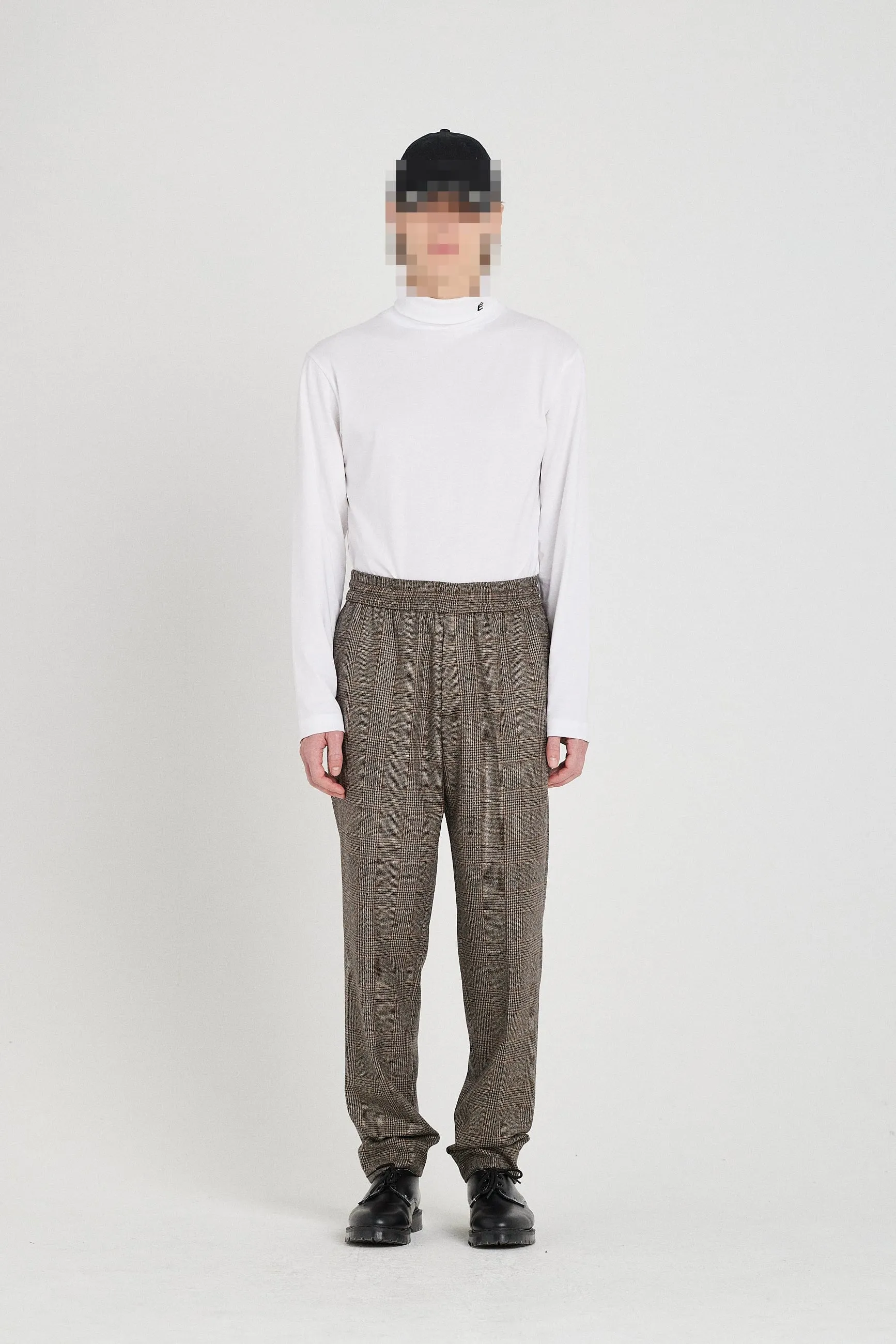 ROMANCE CHECK BLACK BROWN sold by Etudes Studio product image thumbnail 2
