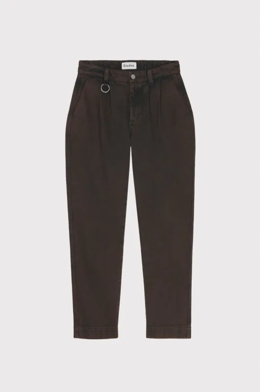 CINEMA DENIM OVERDYED DK BROWN sold by Etudes Studio