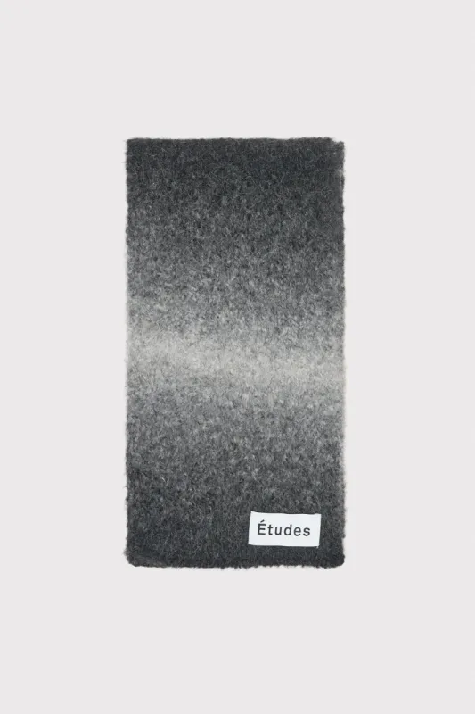 MOONDOG SCARF BLACK GREY sold by Etudes Studio