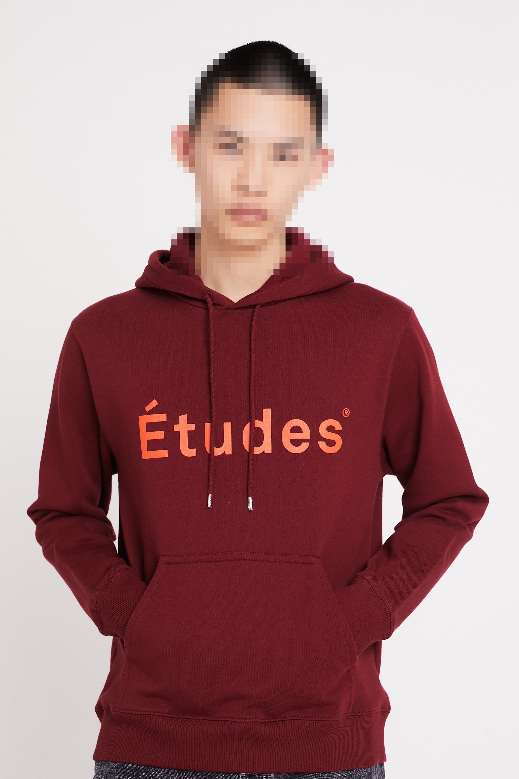 HOODIE ÉTUDES BURGUNDY sold by Etudes Studio product image thumbnail 4