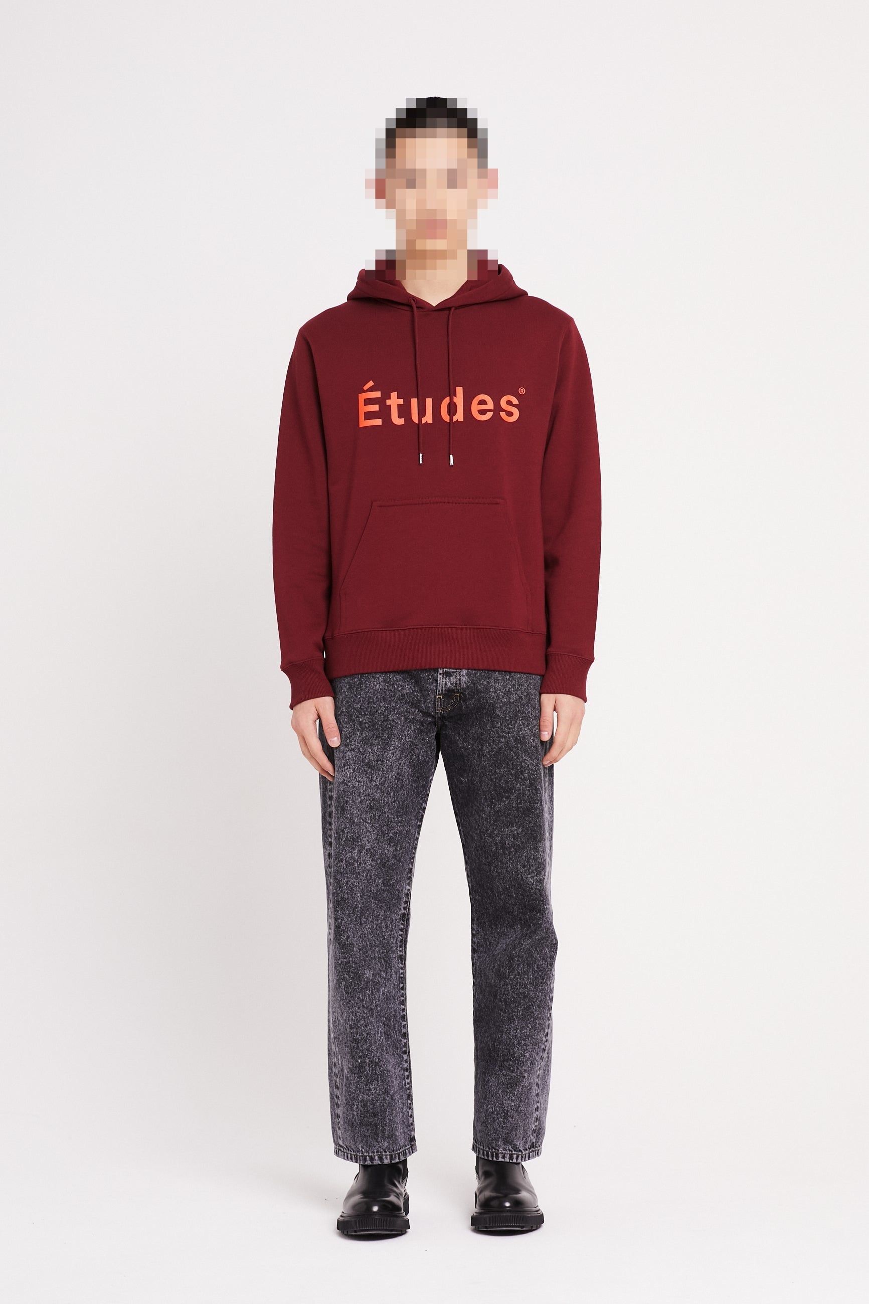 HOODIE ÉTUDES BURGUNDY sold by Etudes Studio product image thumbnail 2