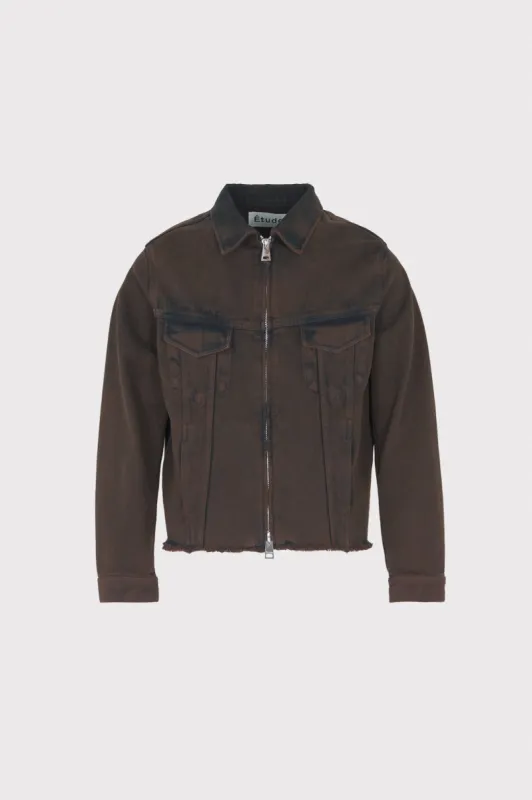 TERRITOIRE DENIM OVERDYED BROWN sold by Etudes Studio