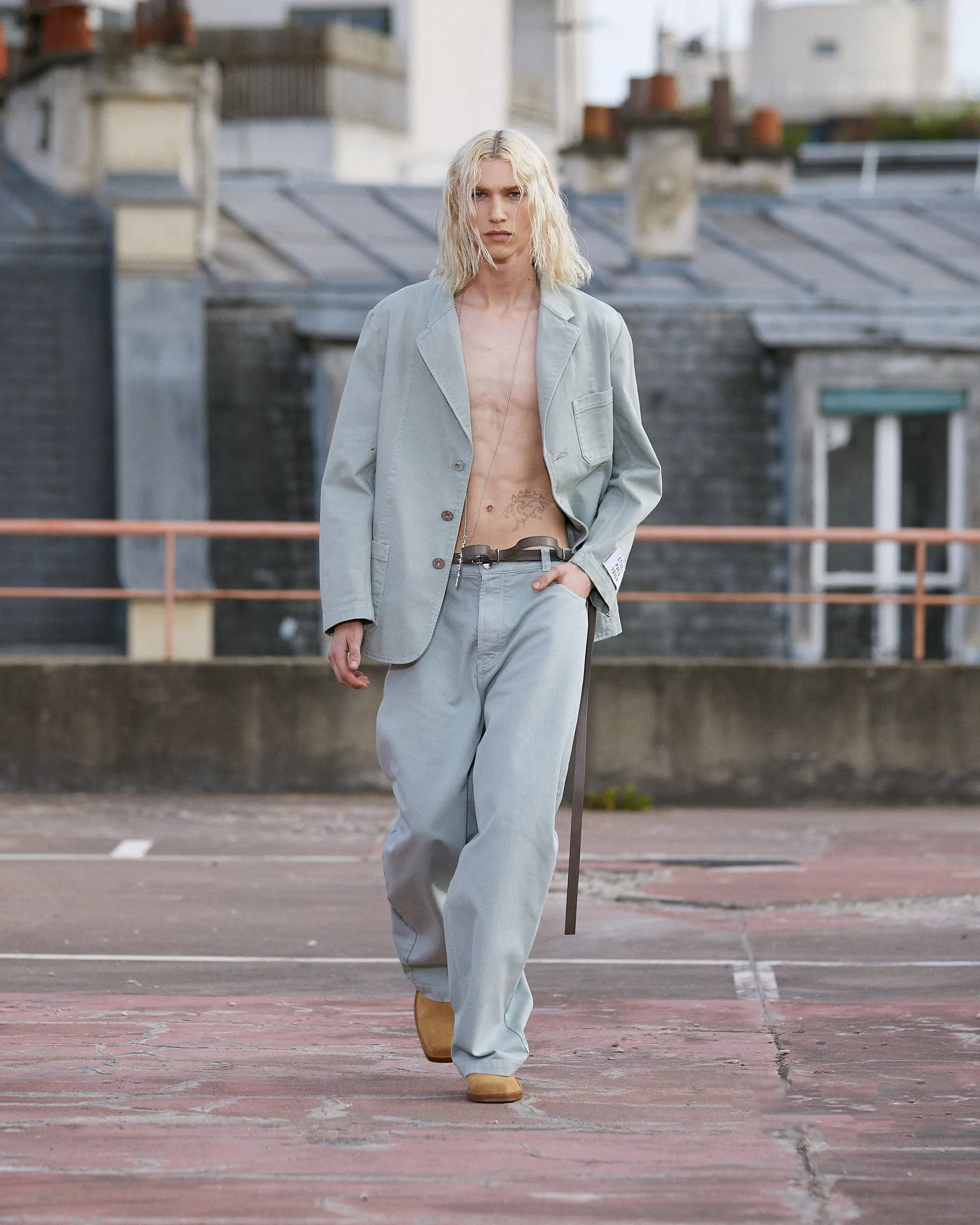 SQUARE DENIM DYED PIGEON sold by Etudes Studio product image thumbnail 2