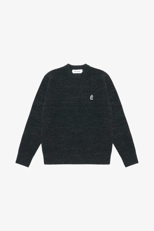 REGULAR ROUND NECK BLACK made by Etudes Studio
