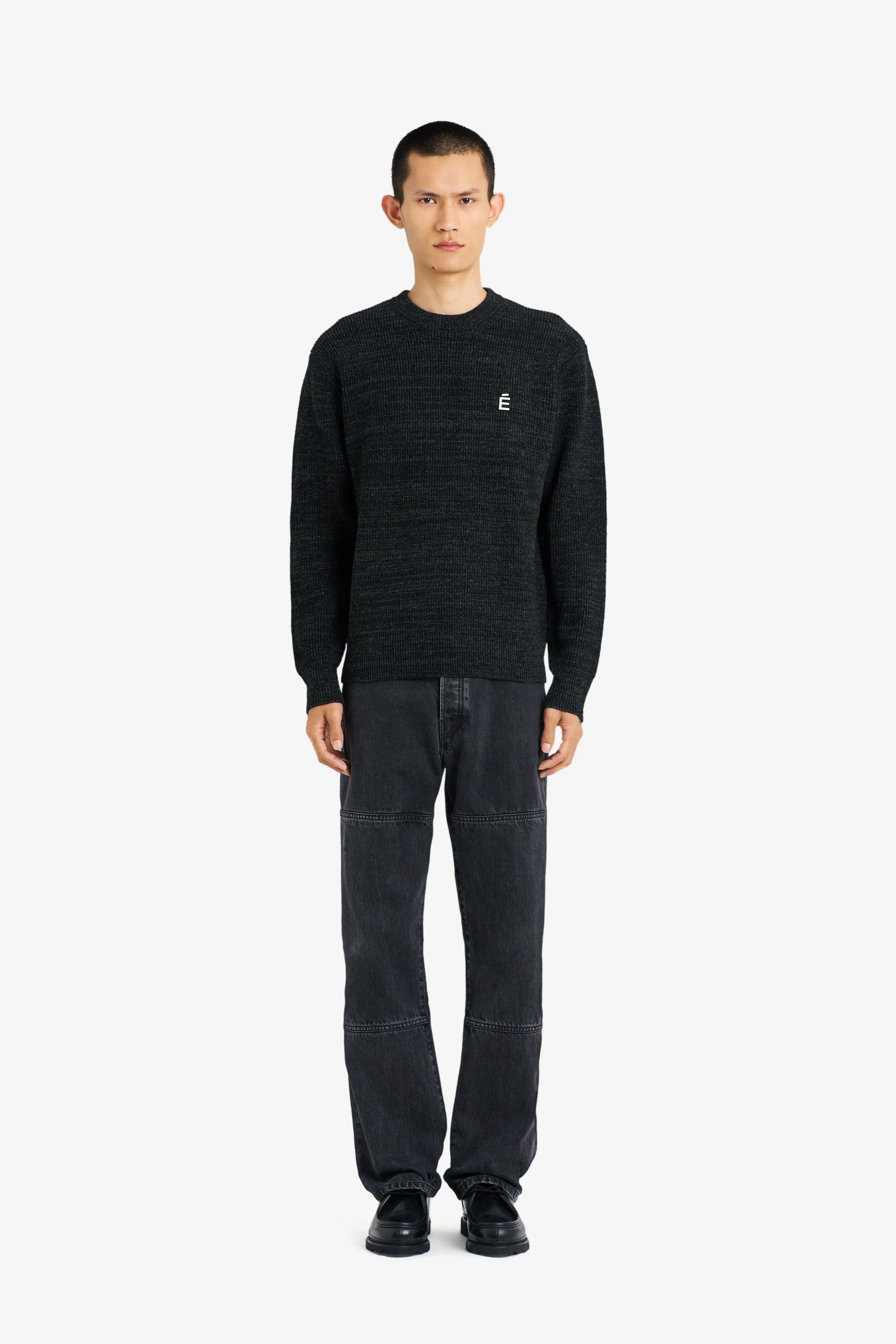 REGULAR ROUND NECK BLACK sold by Etudes Studio product image thumbnail 2
