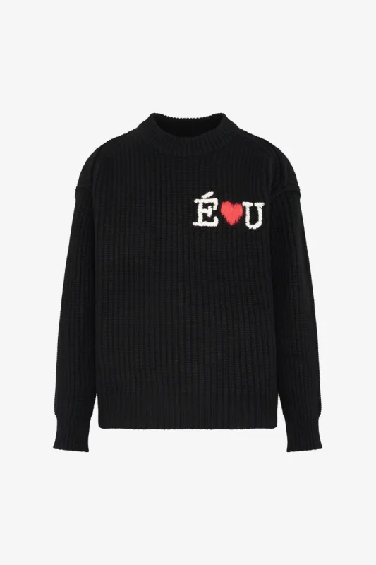HEAVY ROUND NECK BLACK sold by Etudes Studio