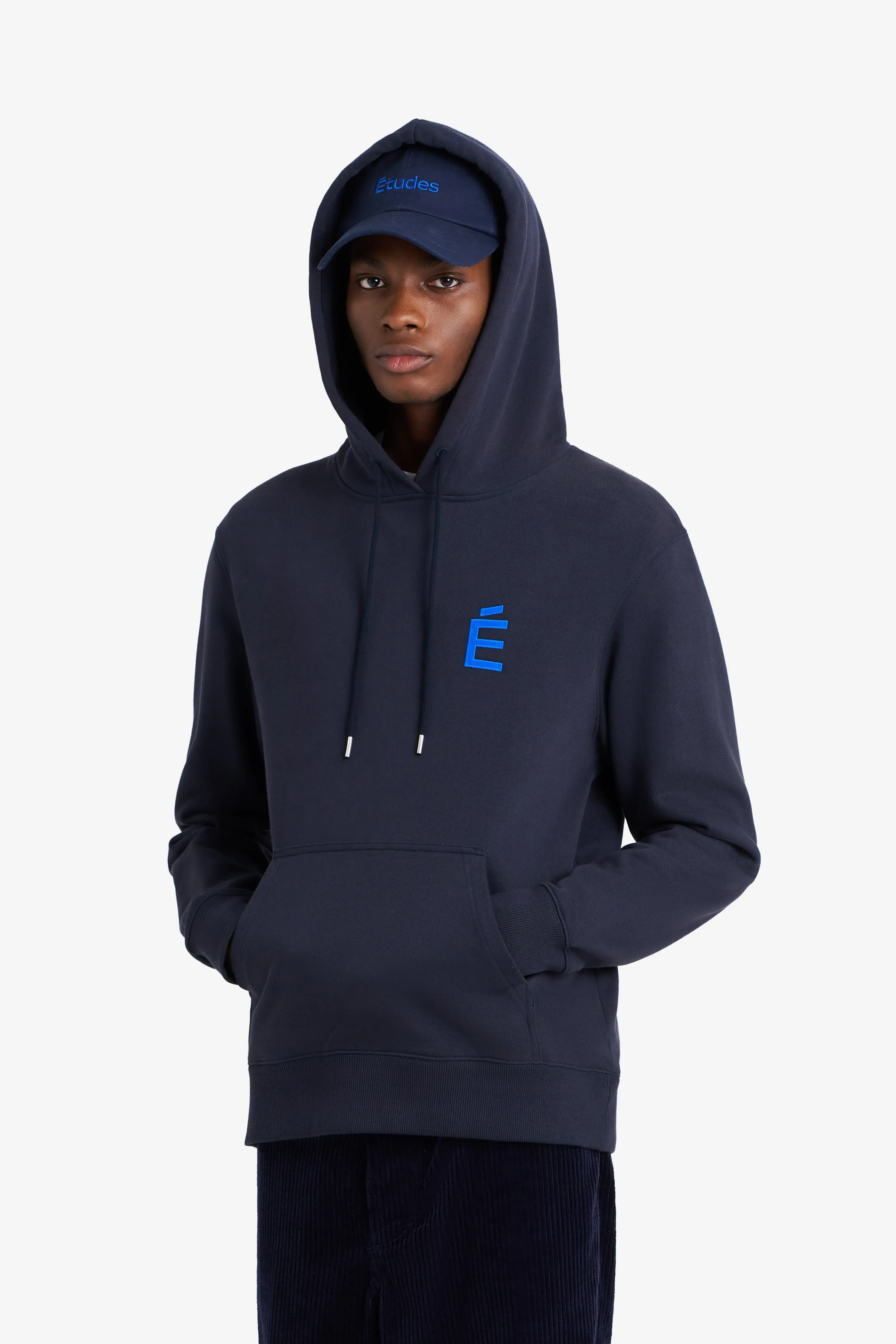 REGULAR HOODIE É NAVY sold by Etudes Studio product image thumbnail 3