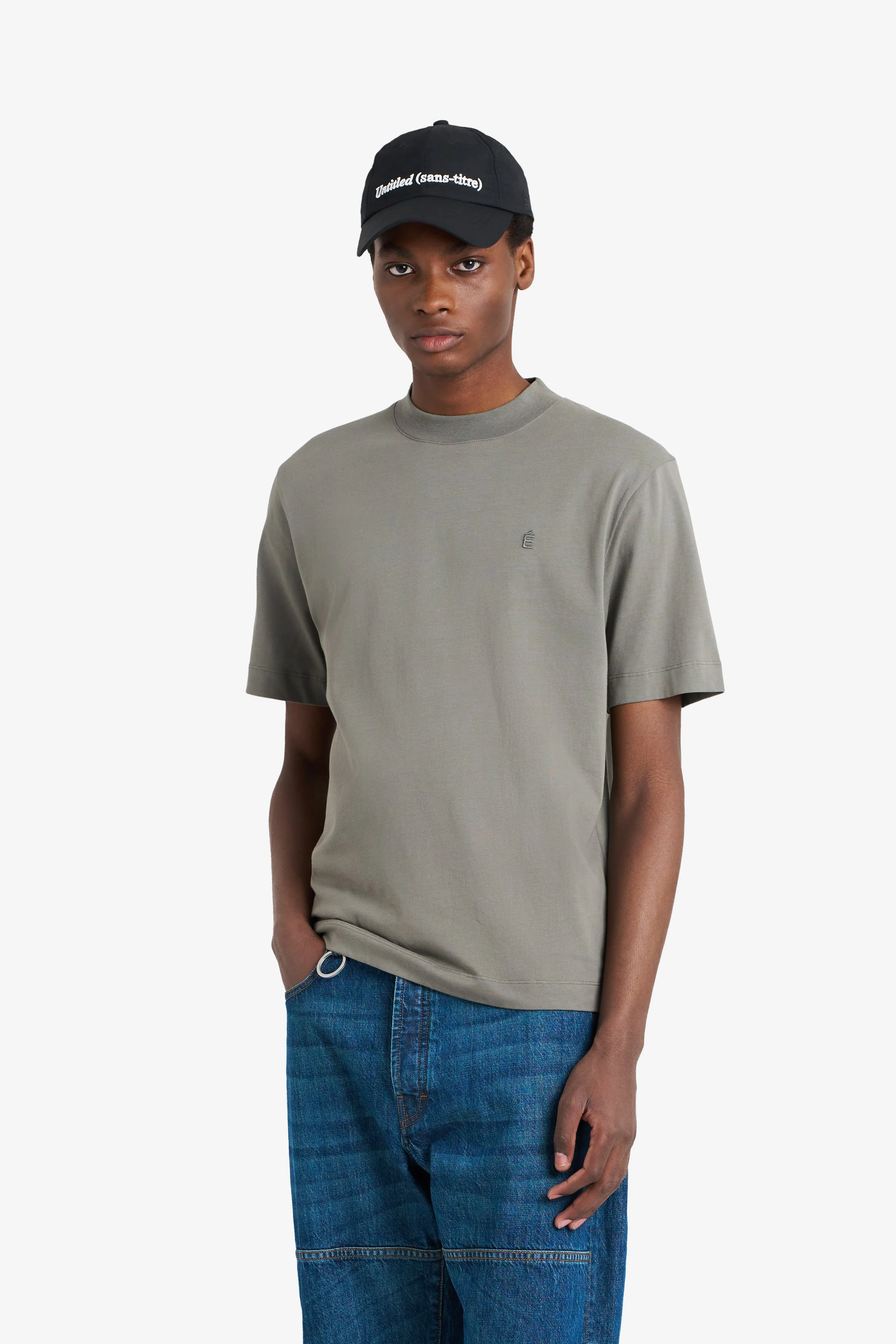 REGULAR TEE SHIRT É GREY sold by Etudes Studio product image thumbnail 3