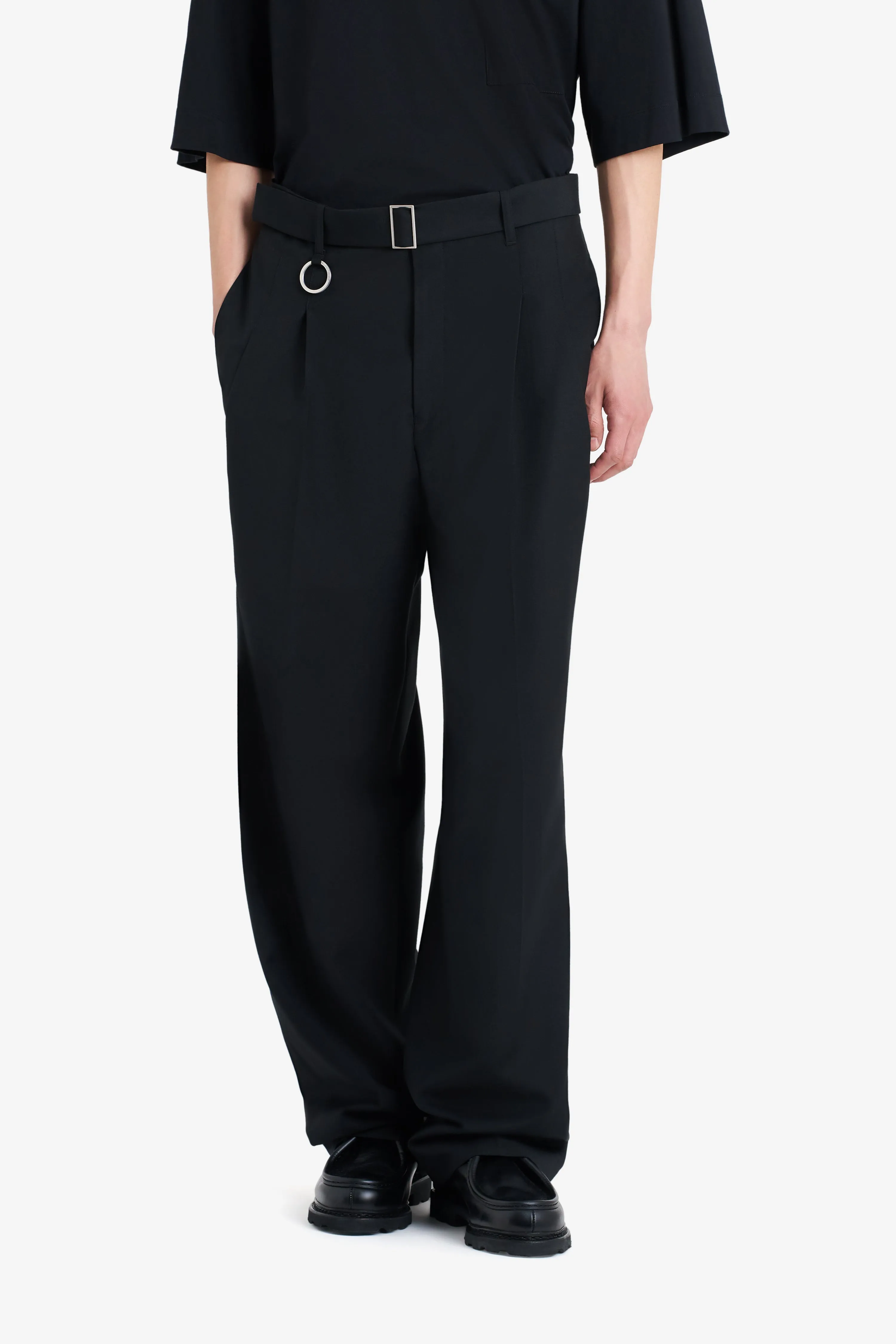 LOOSE SUIT PANT BLACK sold by Etudes Studio product image thumbnail 3