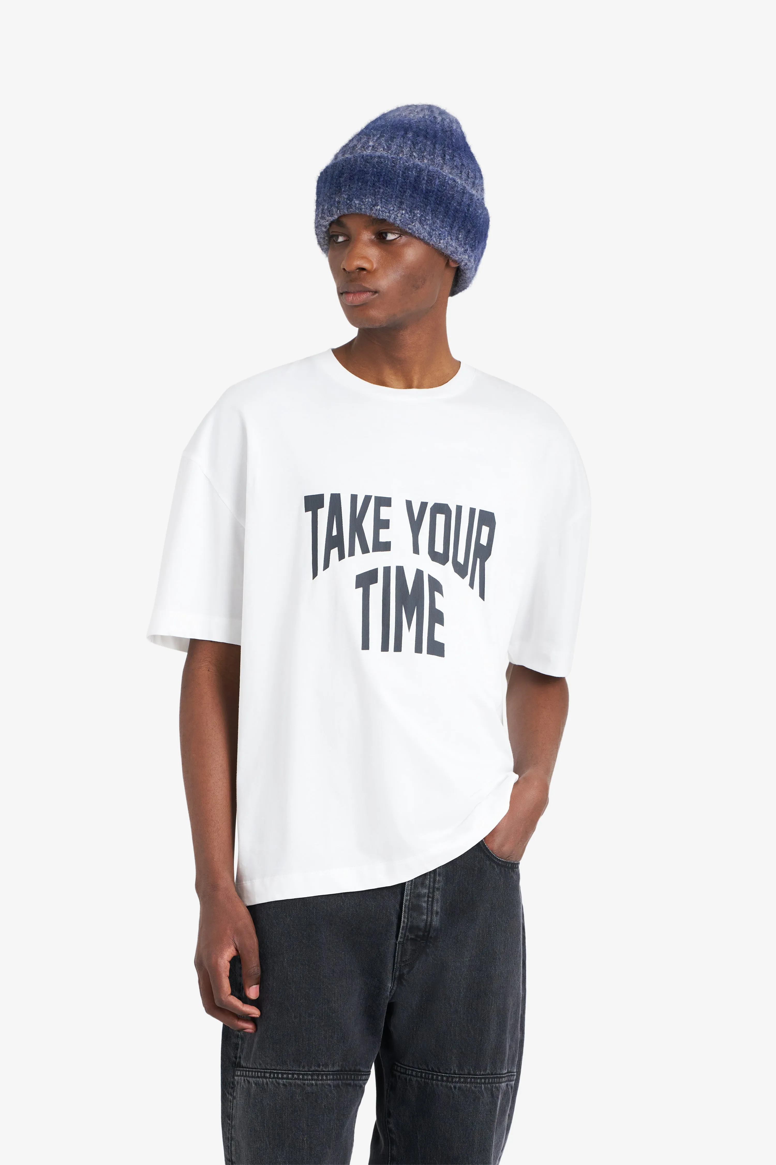 RELAX TEE SHIRT TAKE YOUR TIME WHITE sold by Etudes Studio product image thumbnail 3