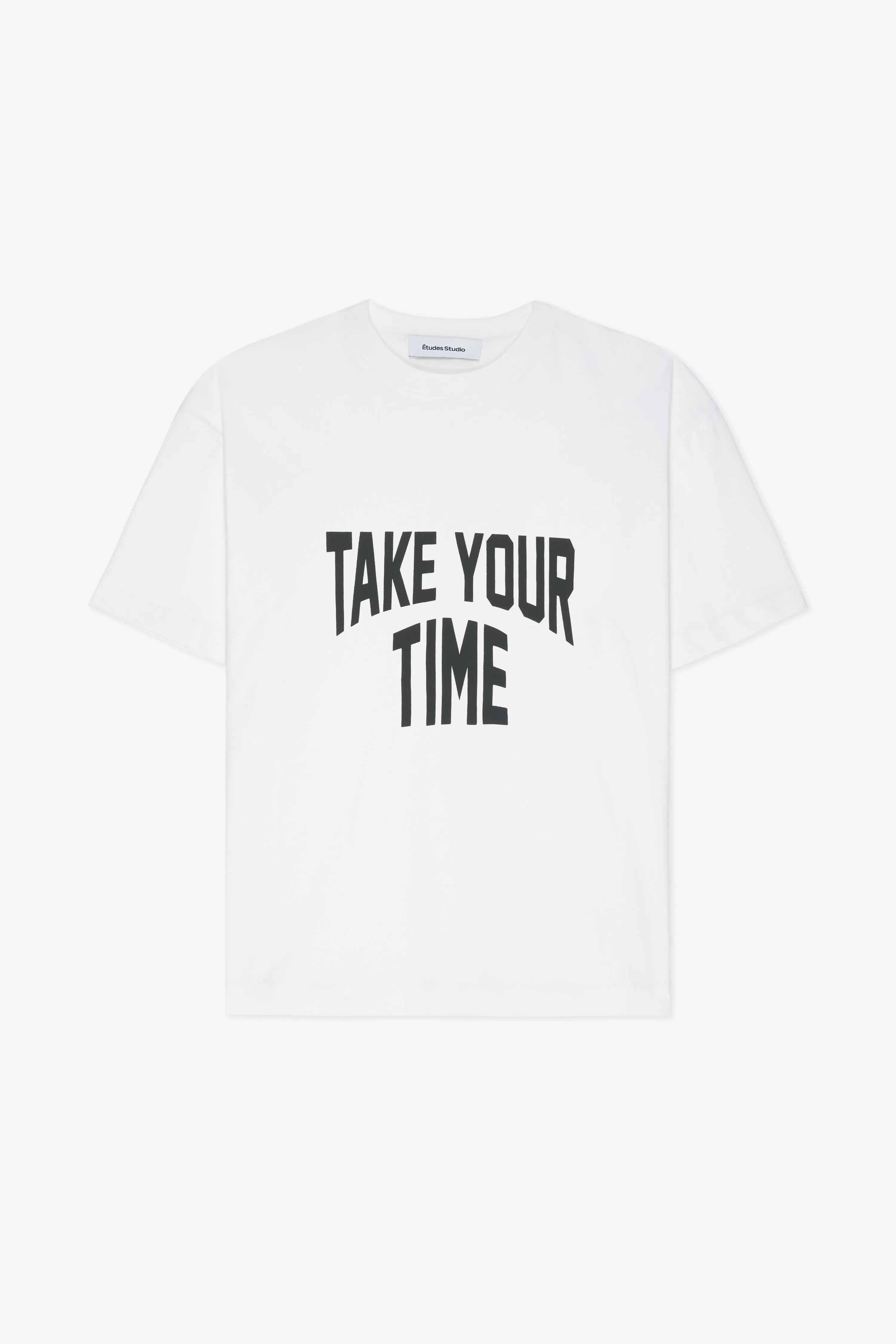 RELAX TEE SHIRT TAKE YOUR TIME WHITE sold by Etudes Studio