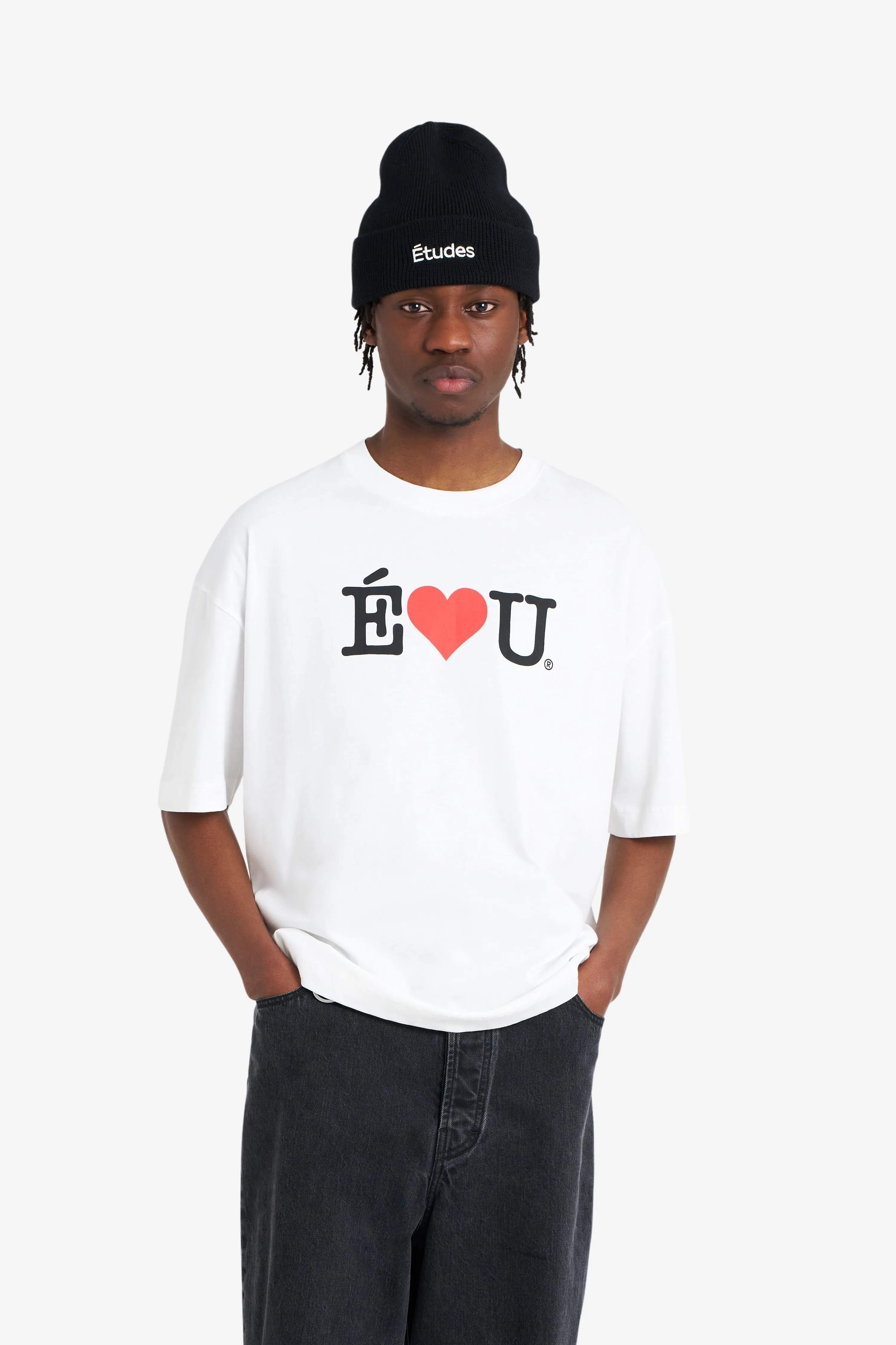 RELAX TEE SHIRT É L U WHITE sold by Etudes Studio product image thumbnail 3