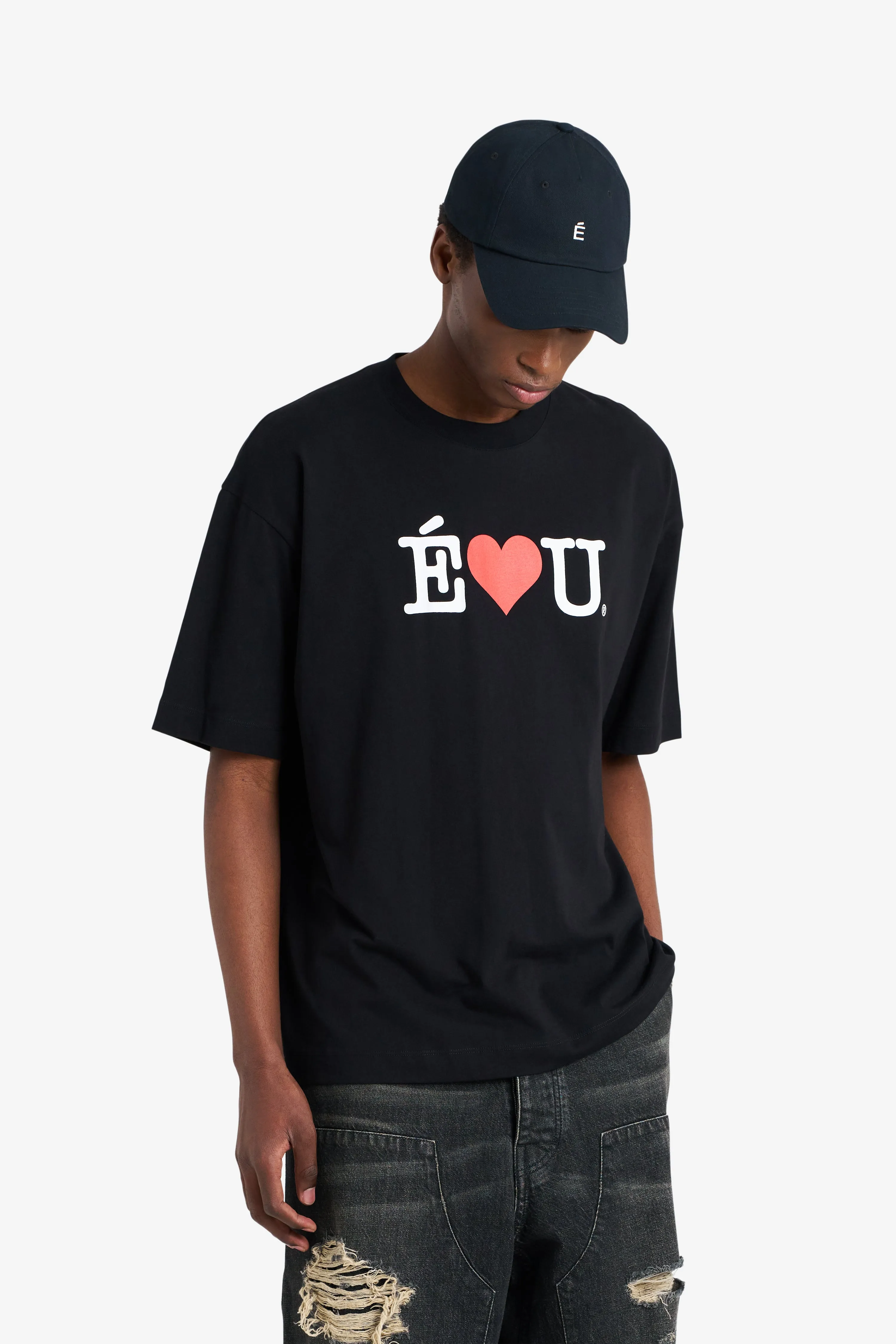 RELAX TEE SHIRT É L U BLACK sold by Etudes Studio product image thumbnail 3