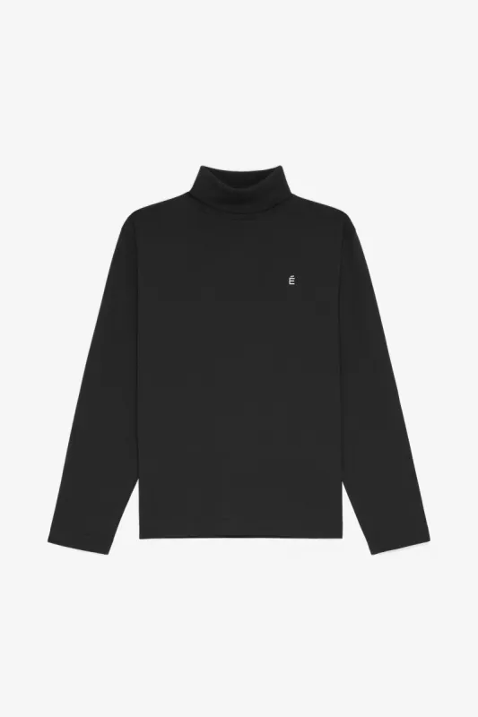 TURTLE NECK TEE SHIRT É BLACK sold by Etudes Studio