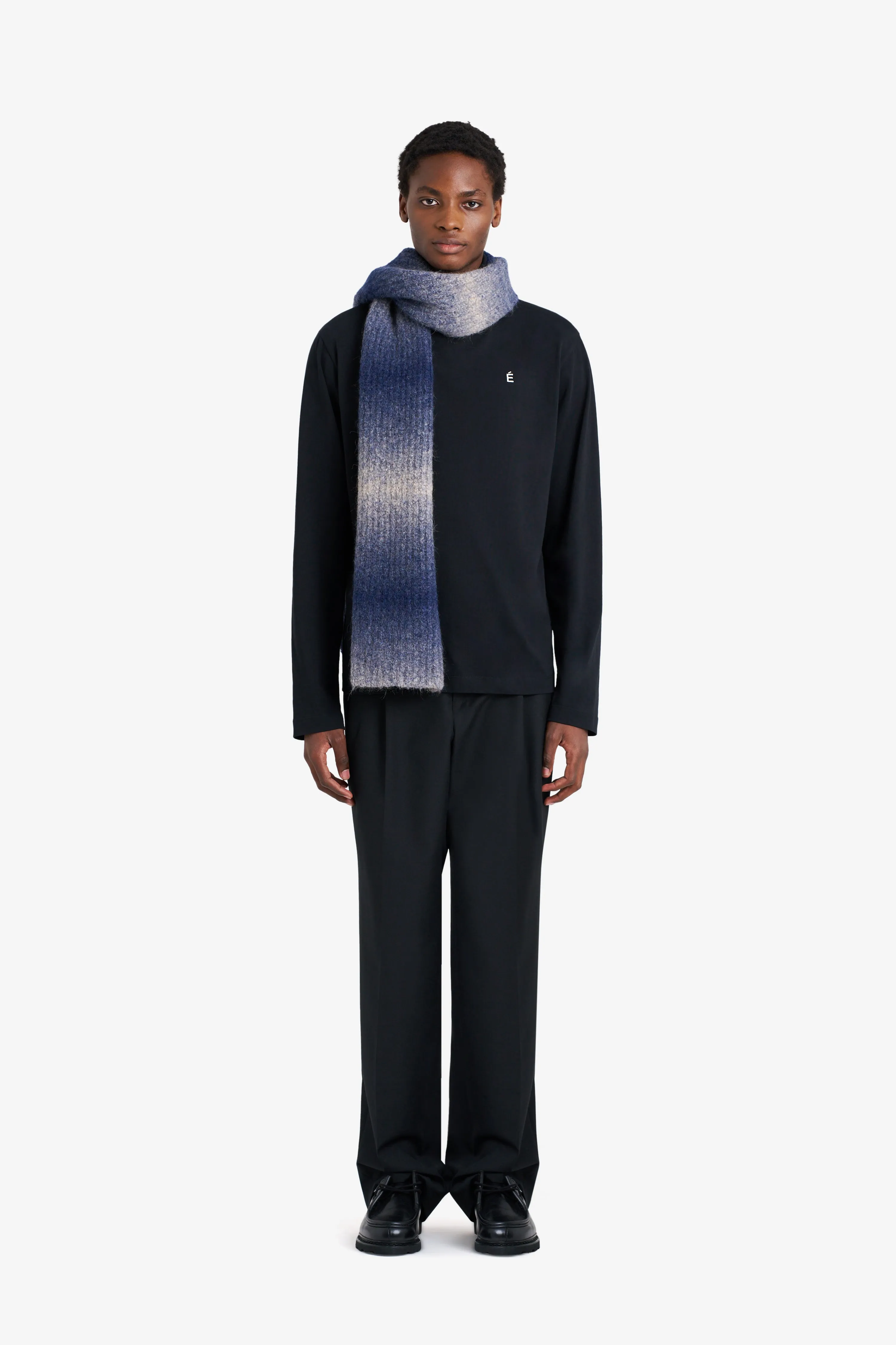 ALPACA SCARF NAVY sold by Etudes Studio product image thumbnail 2