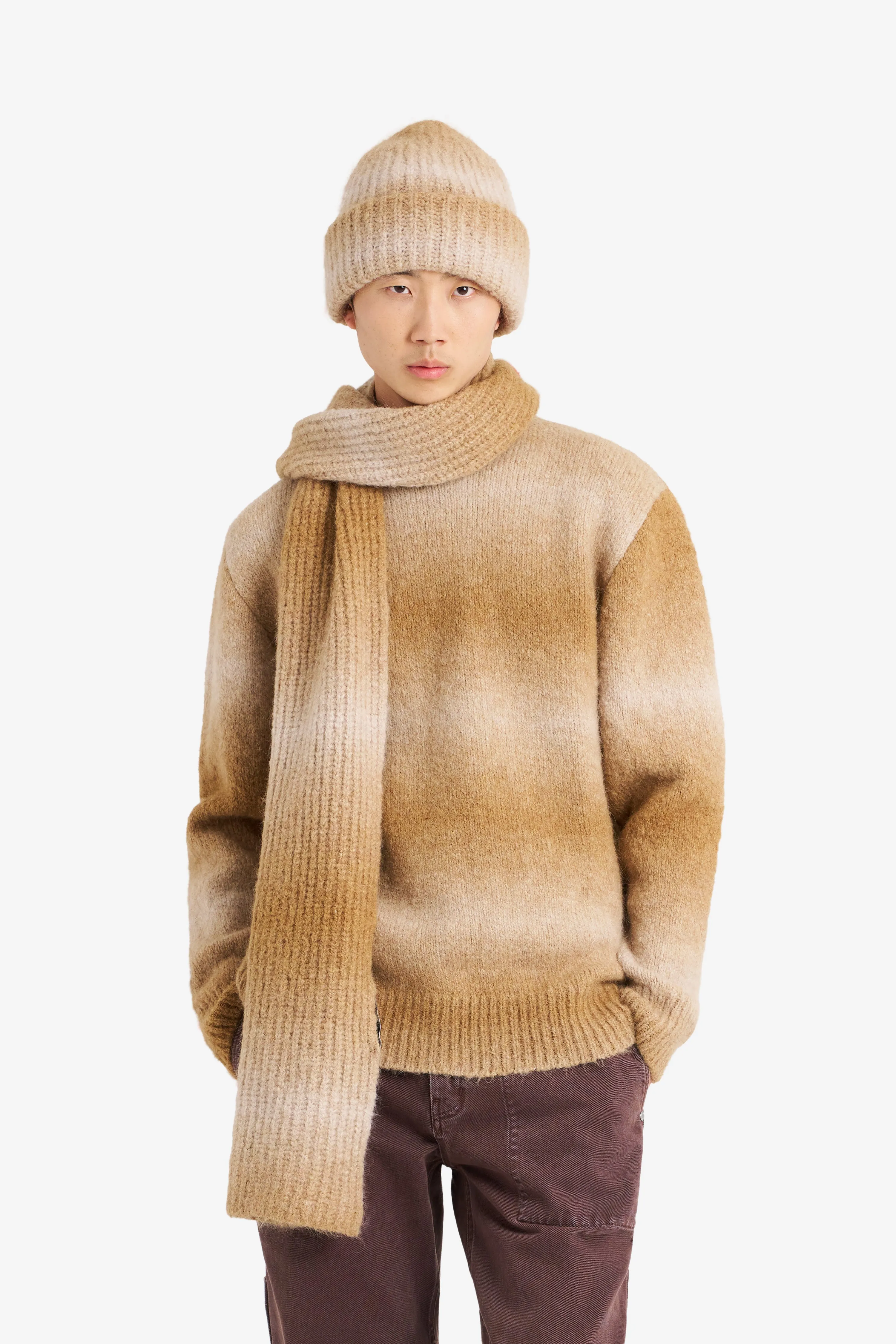 ALPACA ROUND NECK TAN sold by Etudes Studio product image thumbnail 3