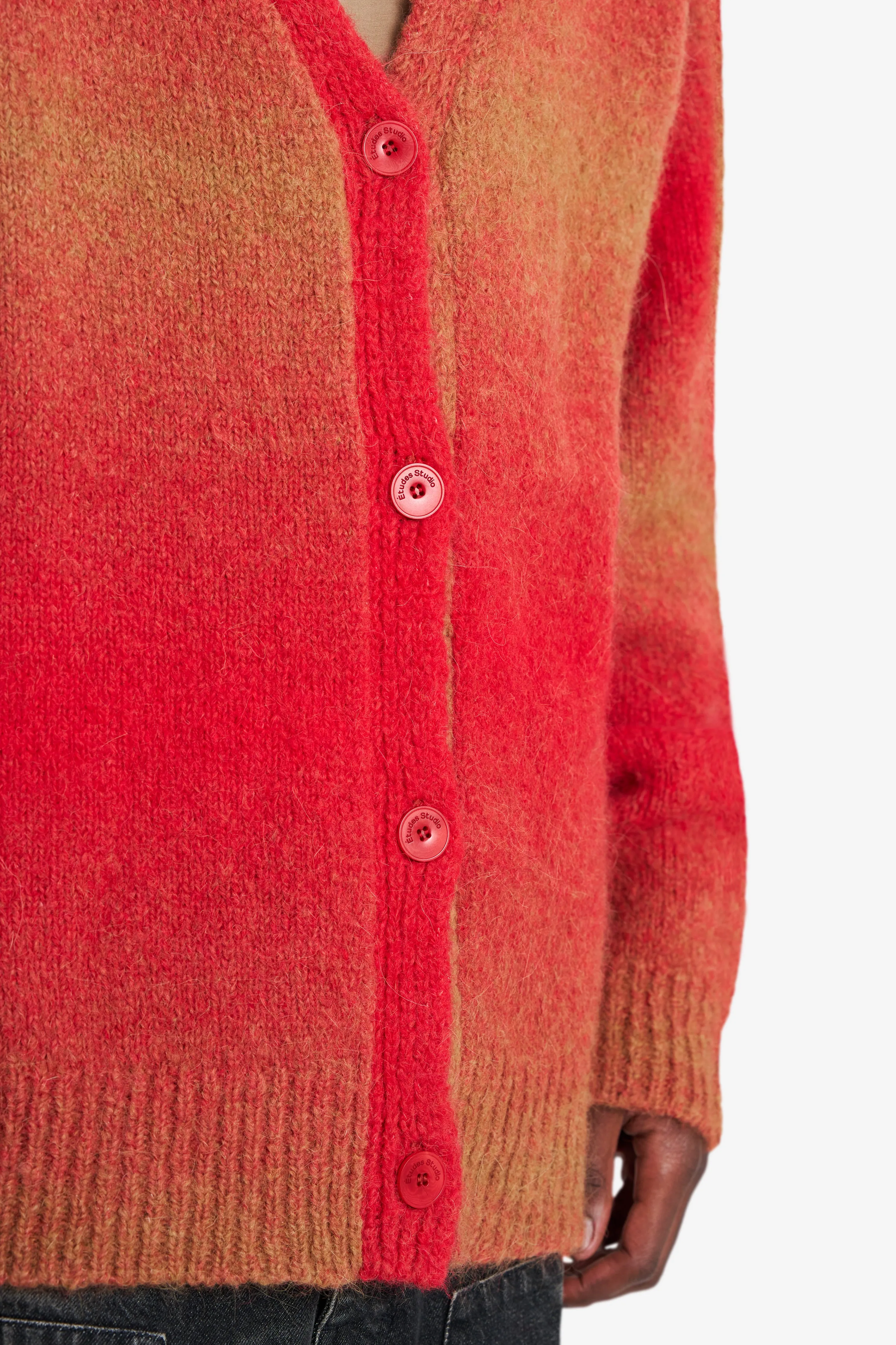 ALPACA CARDIGAN RED sold by Etudes Studio product image thumbnail 5