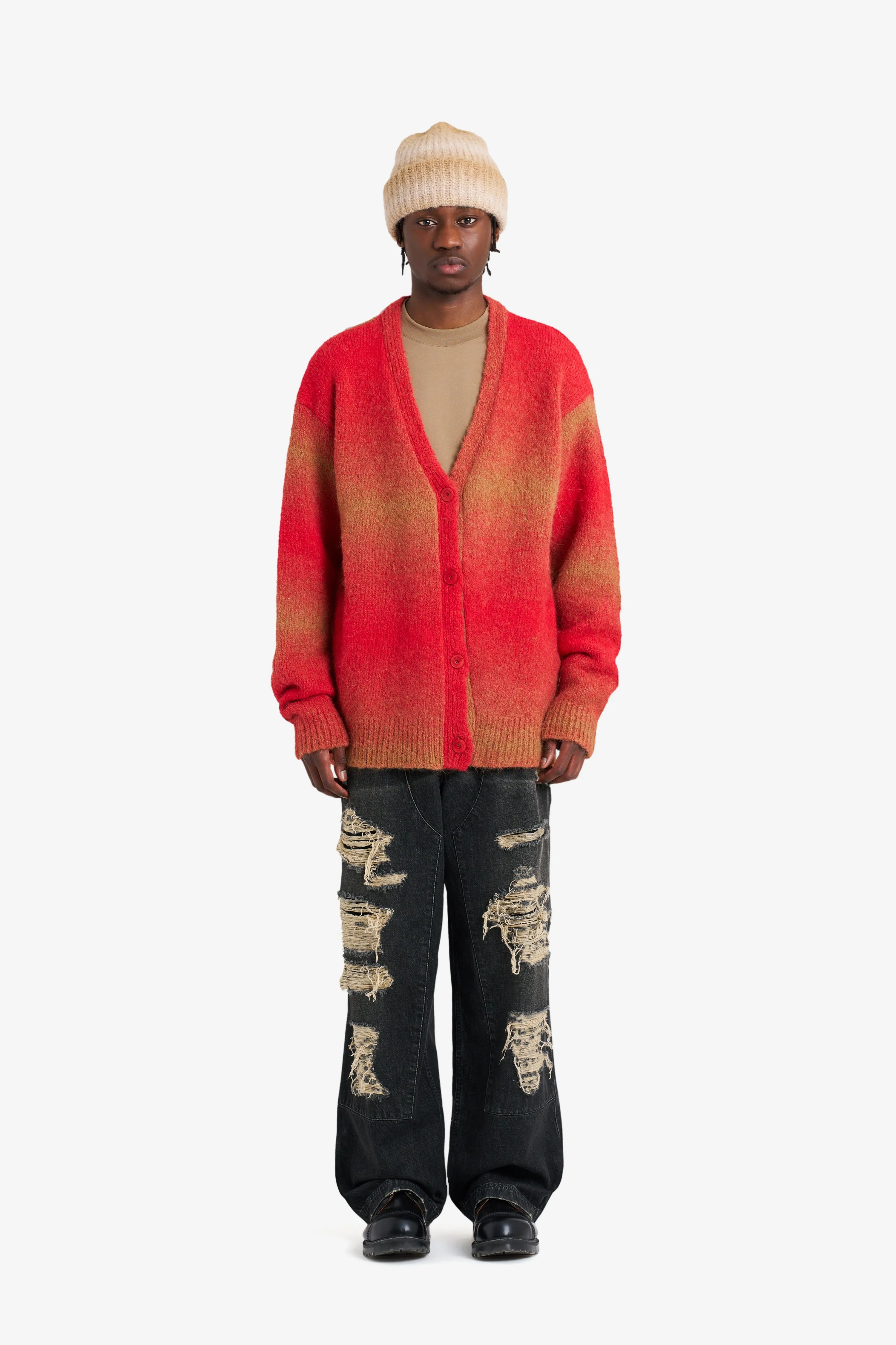 ALPACA CARDIGAN RED sold by Etudes Studio product image thumbnail 2