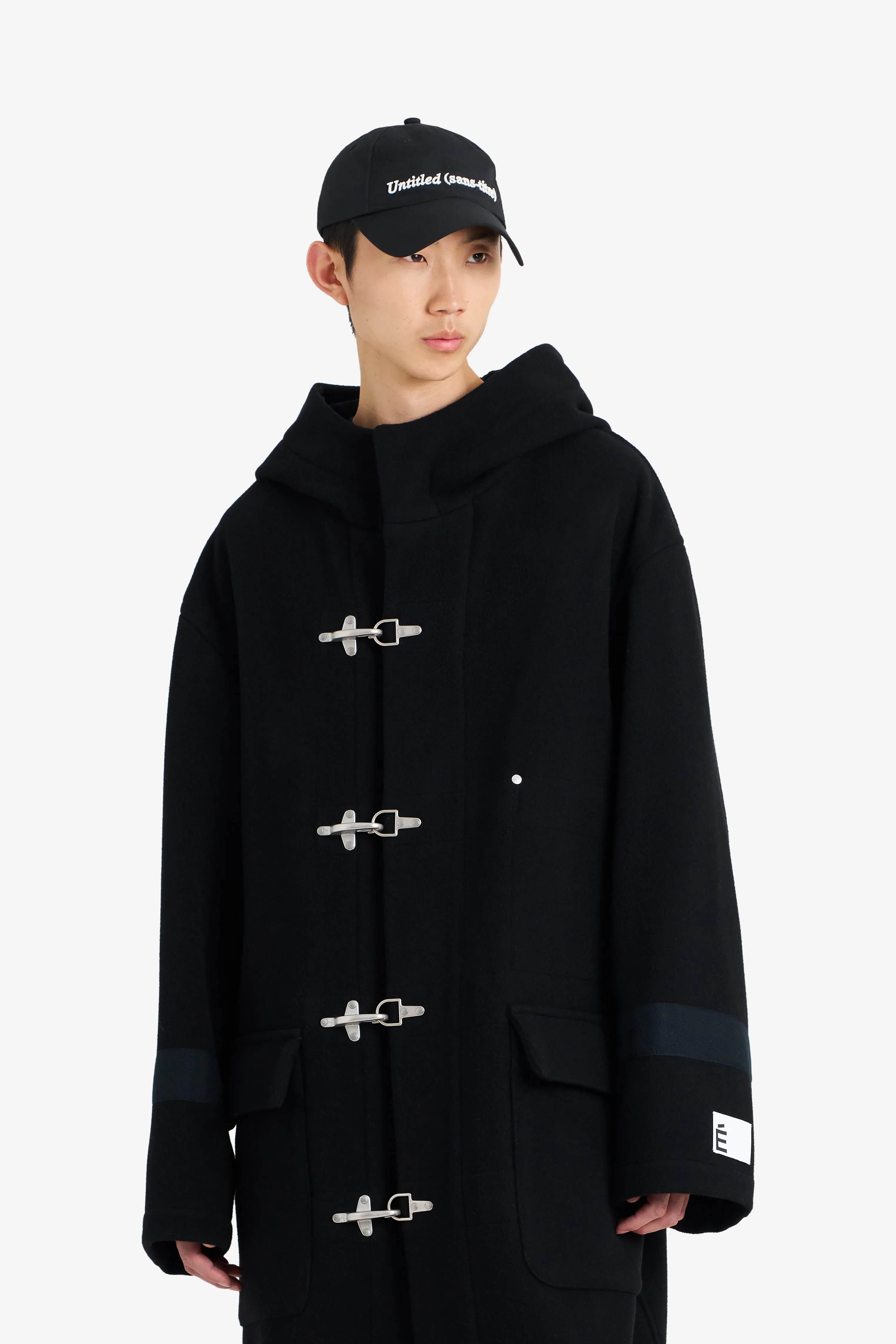 HEAVY WOOL COAT BLACK sold by Etudes Studio product image thumbnail 3