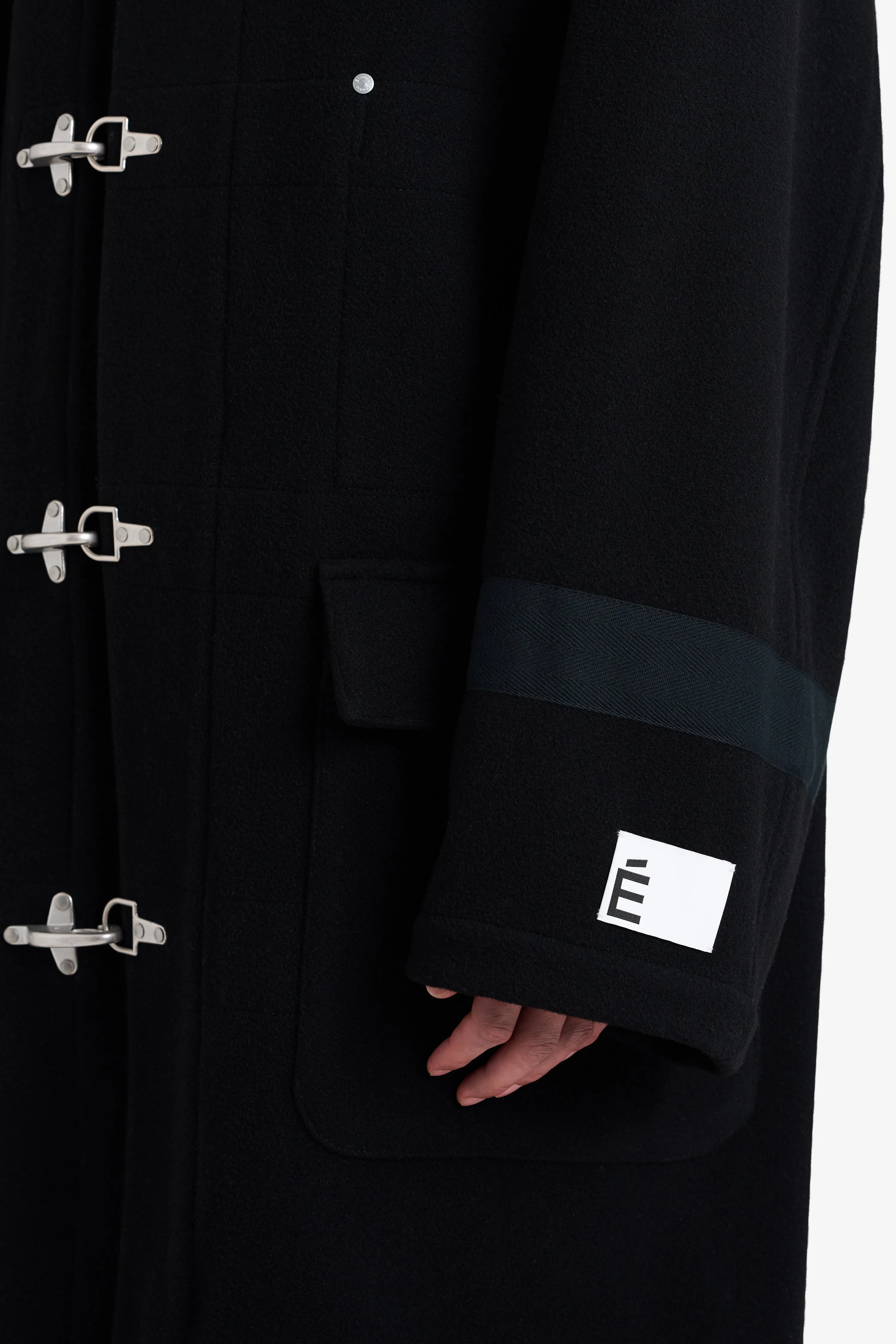 HEAVY WOOL COAT BLACK sold by Etudes Studio product image thumbnail 5