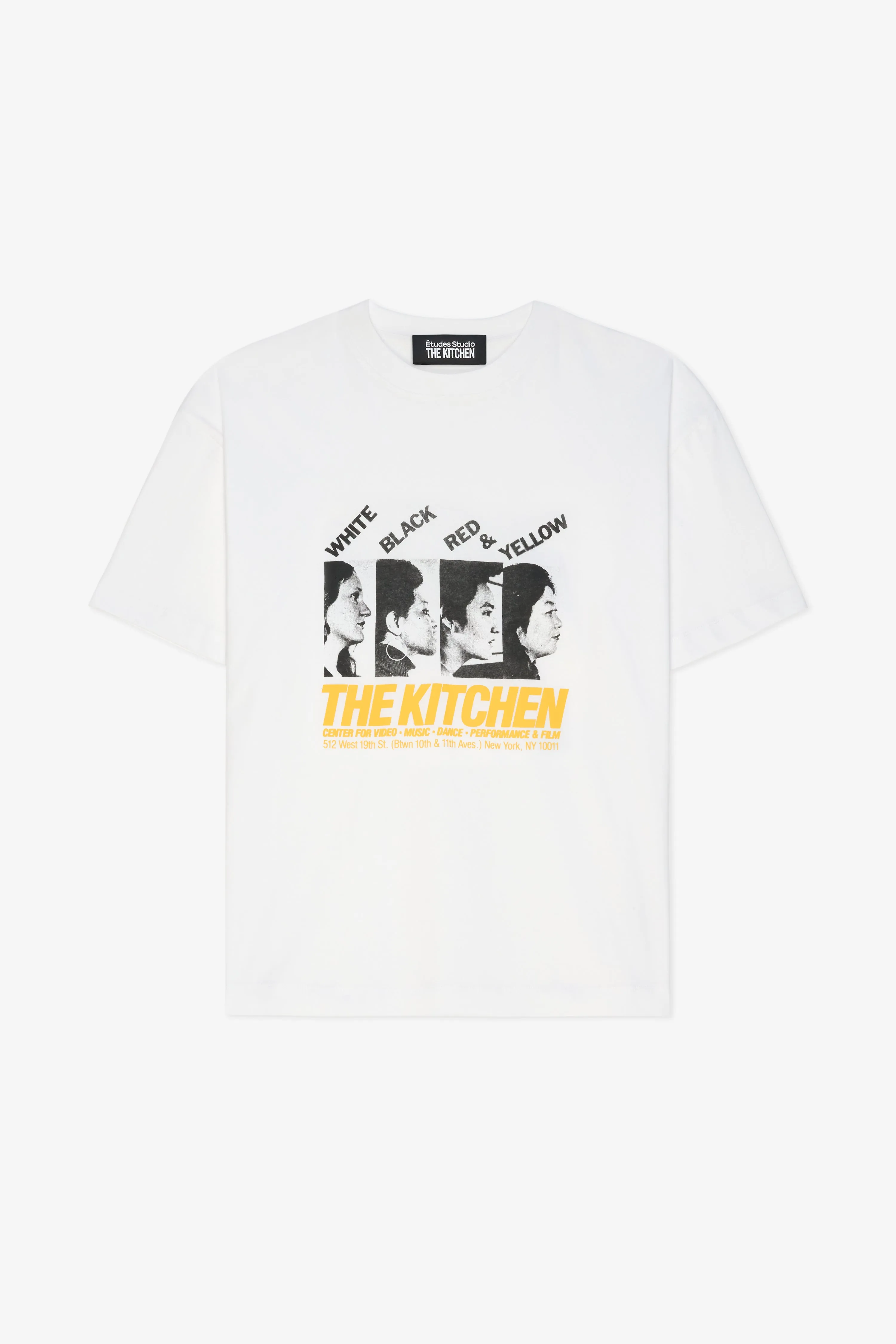 RELAX TEE SHIRT HEADS THE KITCHEN WHITE sold by Etudes Studio