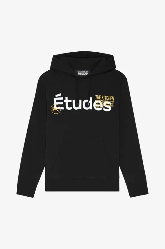 REGULAR HOODIE THE KITCHEN BLACK sold by Etudes Studio
