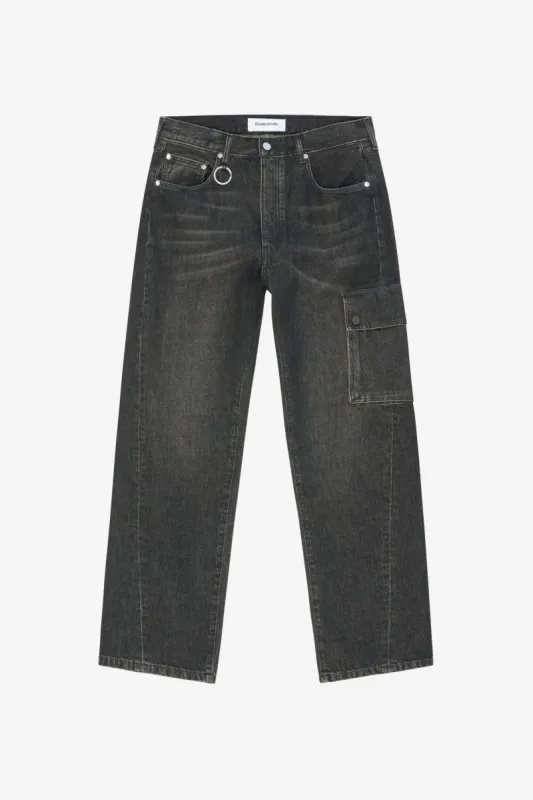 JEANS SIDE POCKET BLACK sold by Etudes Studio