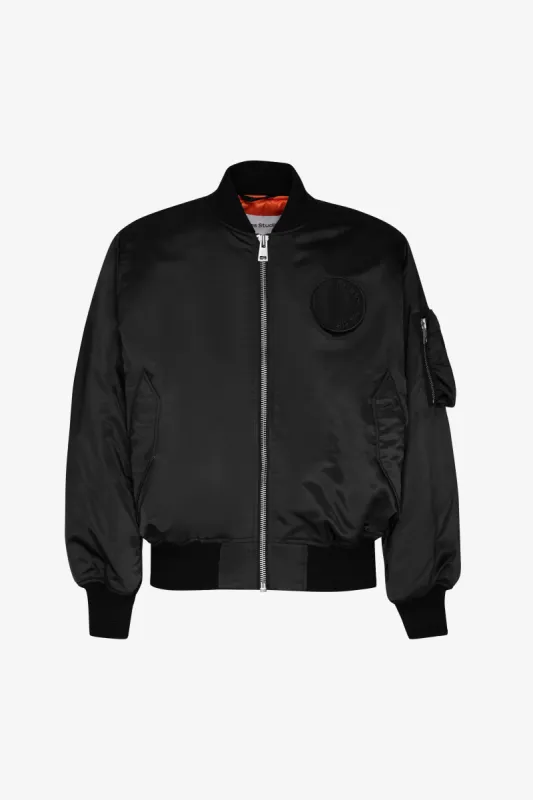 NYLON BOMBER JACKET BLACK sold by Etudes Studio