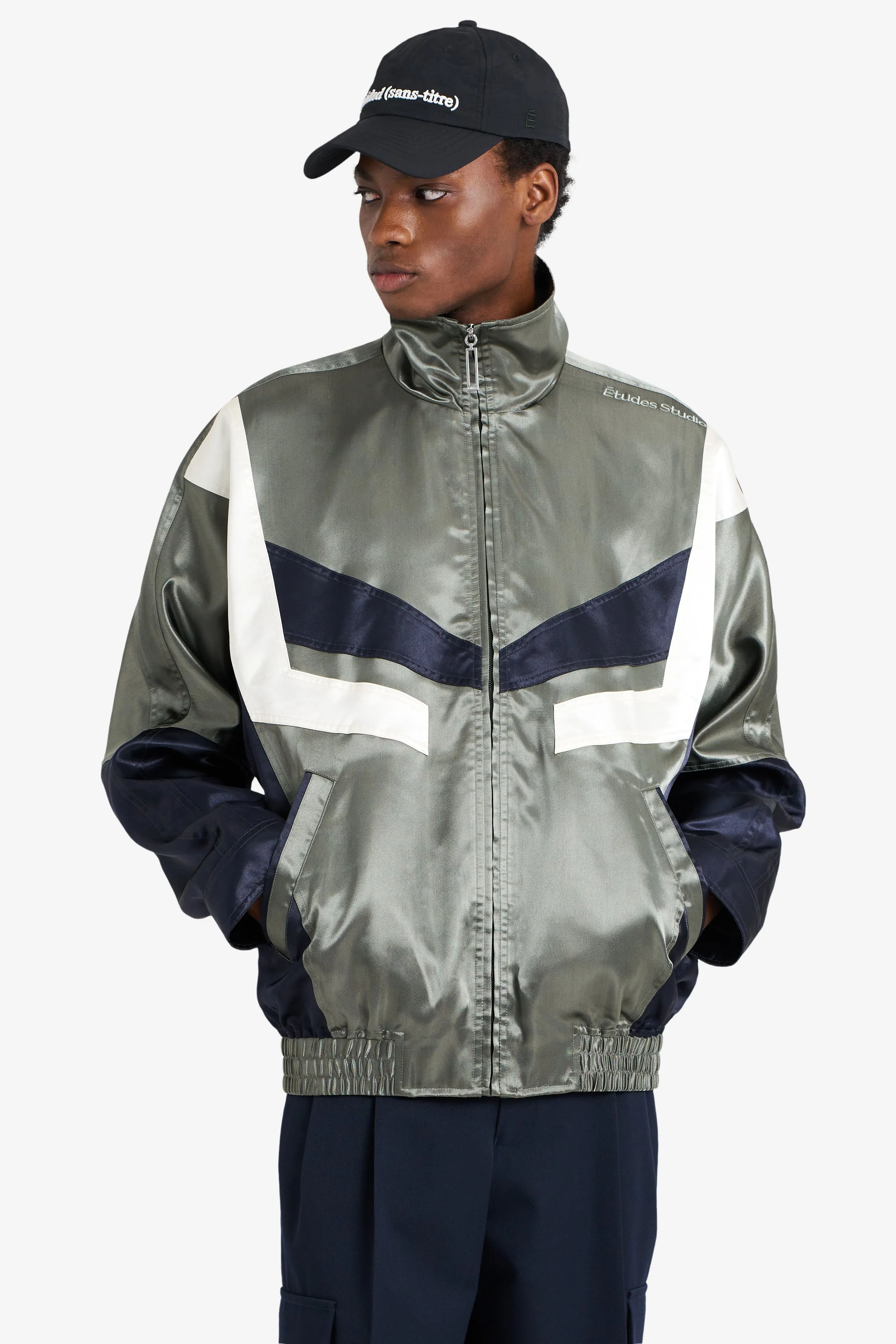 TRACK SUIT JACKET GREY sold by Etudes Studio product image thumbnail 3