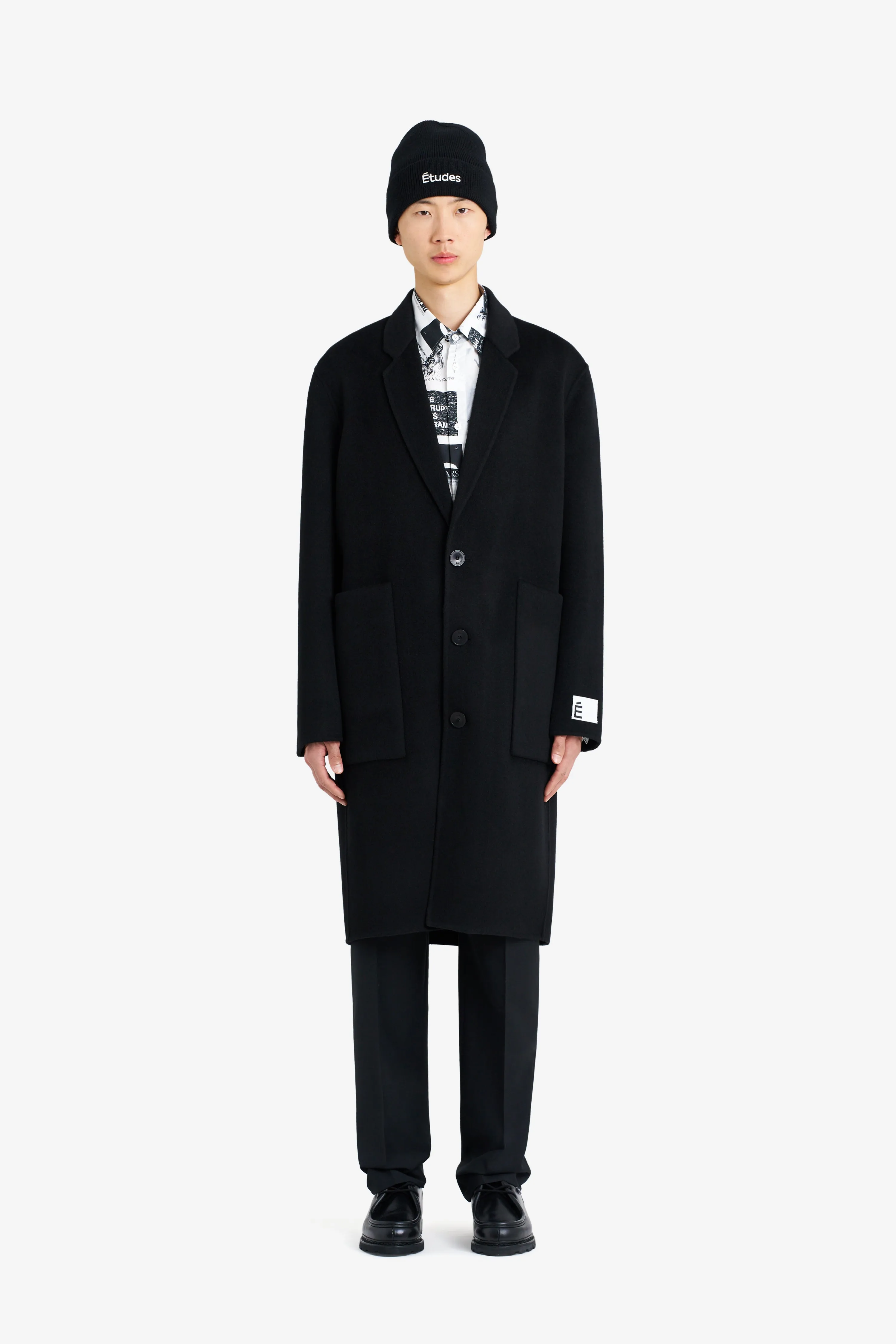 CLASSIC WOOL COAT BLACK sold by Etudes Studio product image thumbnail 2