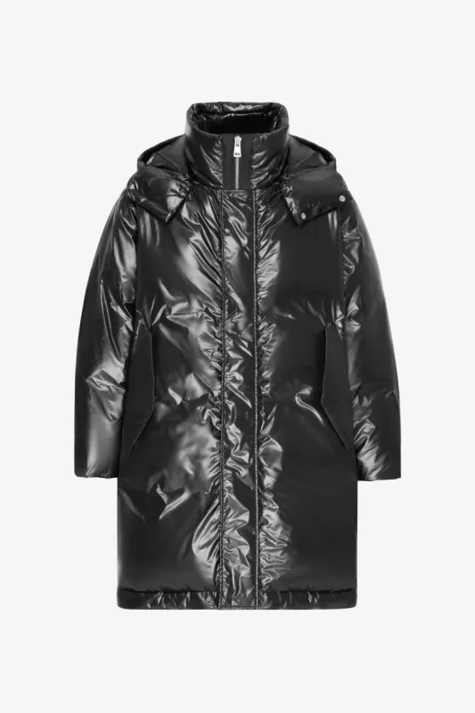 LONG DOWN PARKA SHINY BLACK sold by Etudes Studio