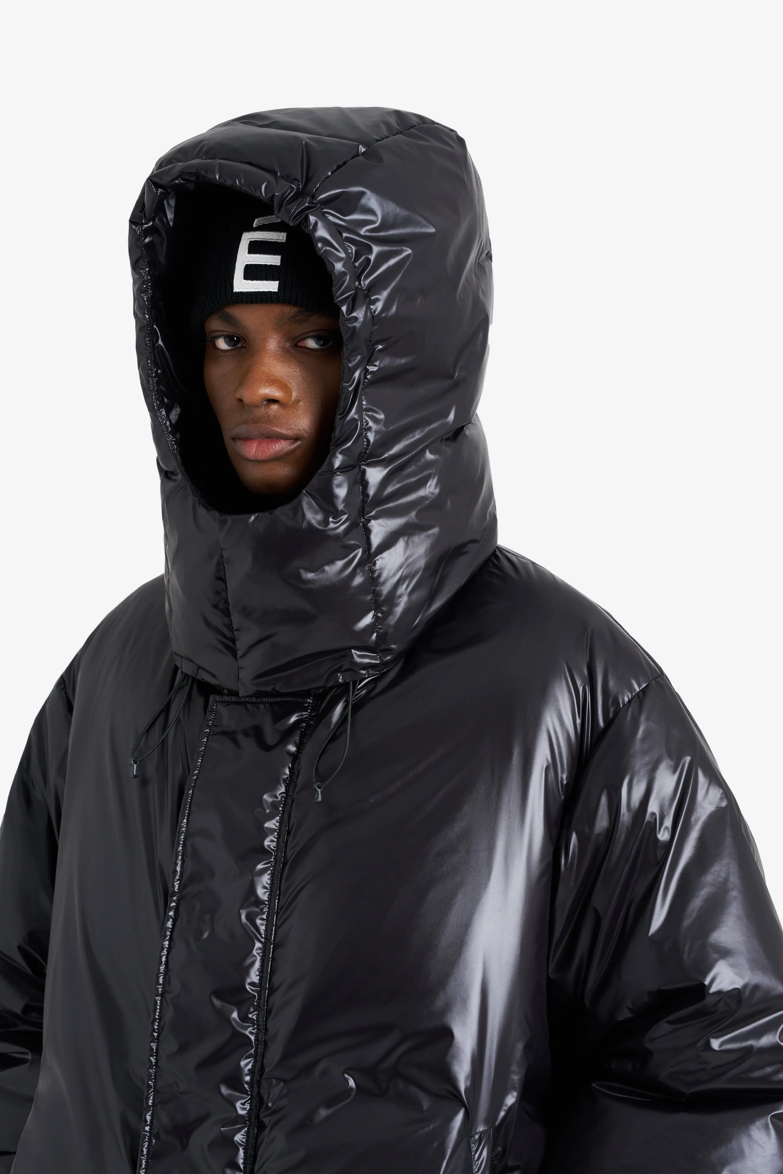 LONG DOWN PARKA SHINY BLACK sold by Etudes Studio product image thumbnail 5