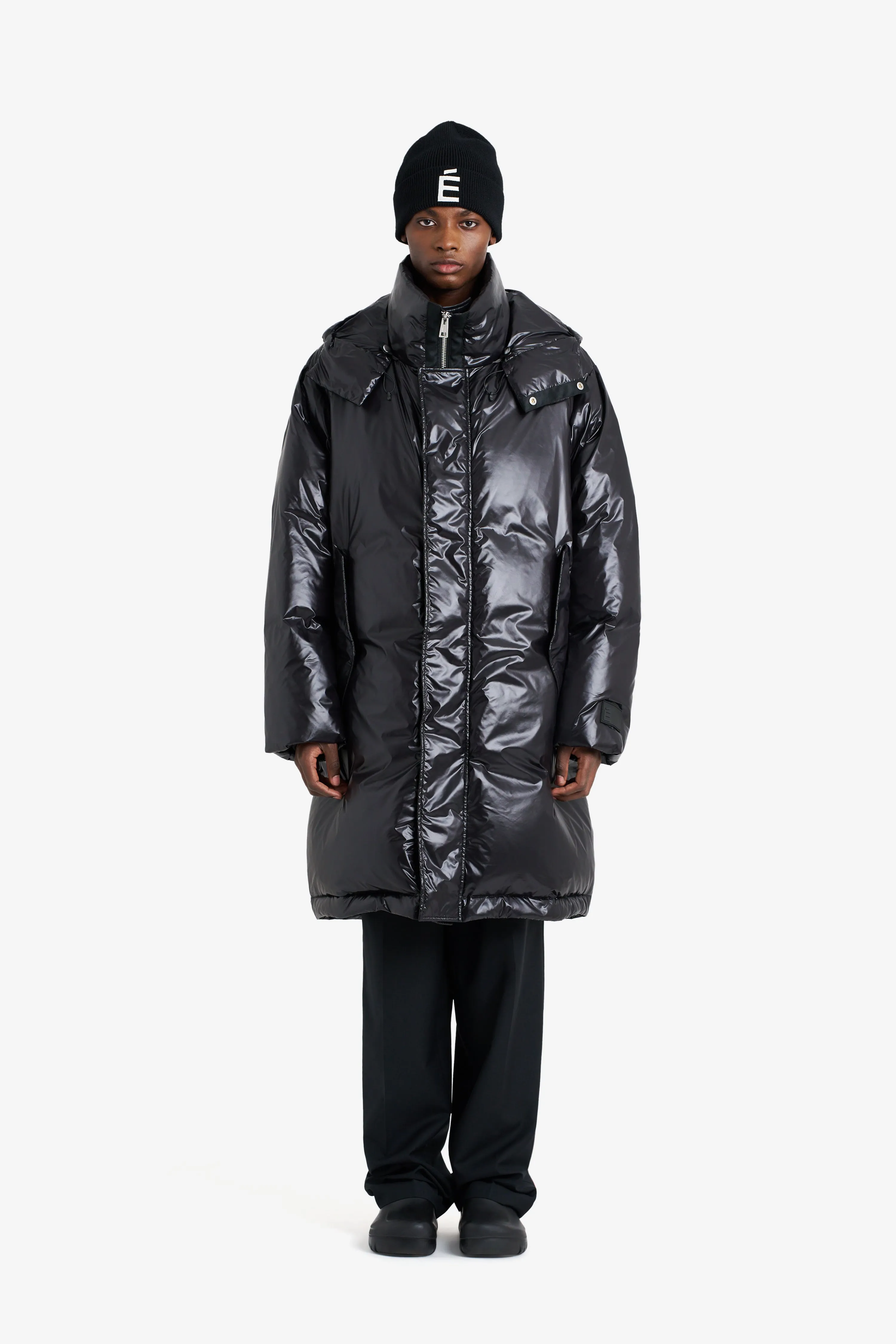 LONG DOWN PARKA SHINY BLACK sold by Etudes Studio product image thumbnail 2