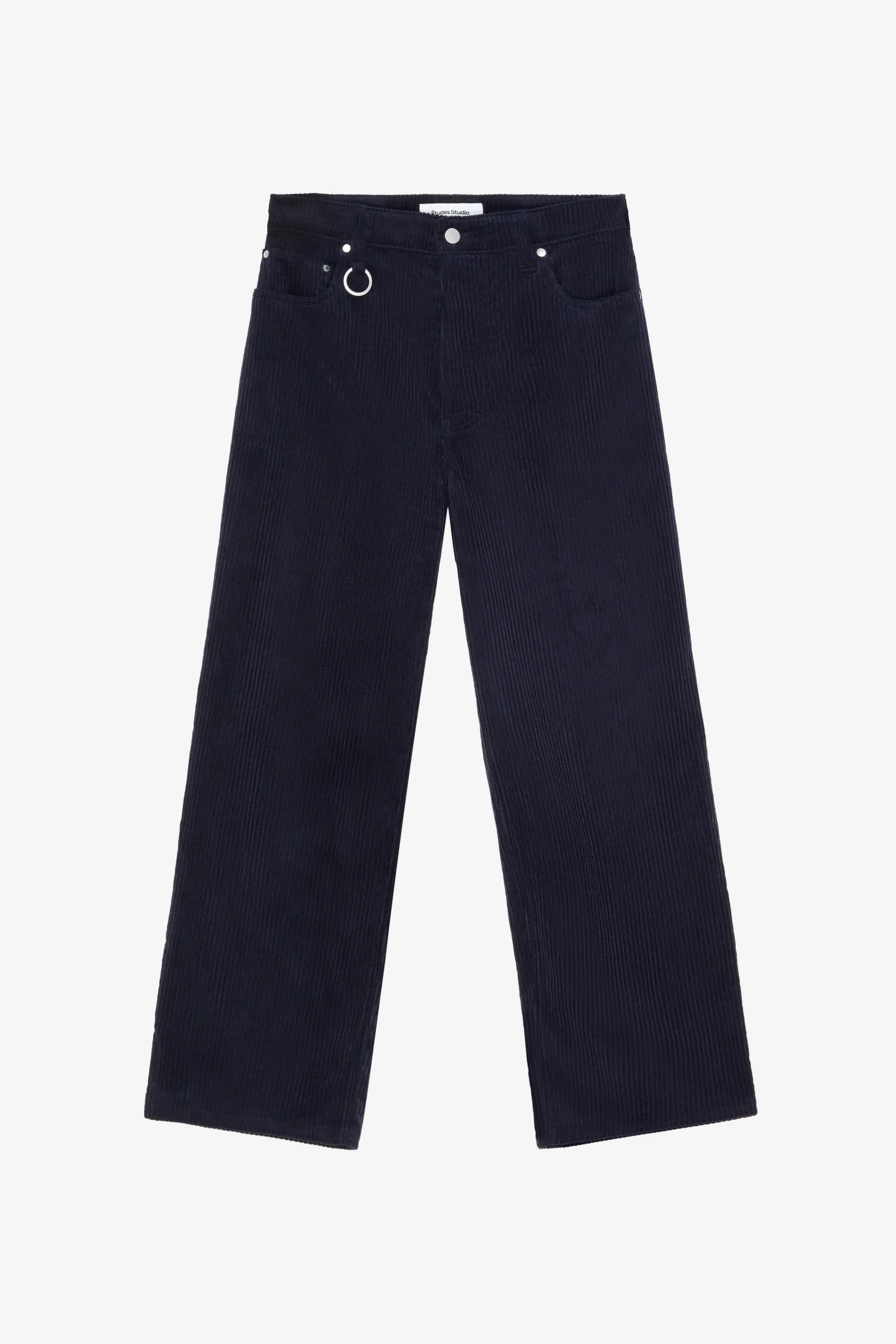 CORDUROY LOOSE 5 POCKETS PANT NAVY sold by Etudes Studio