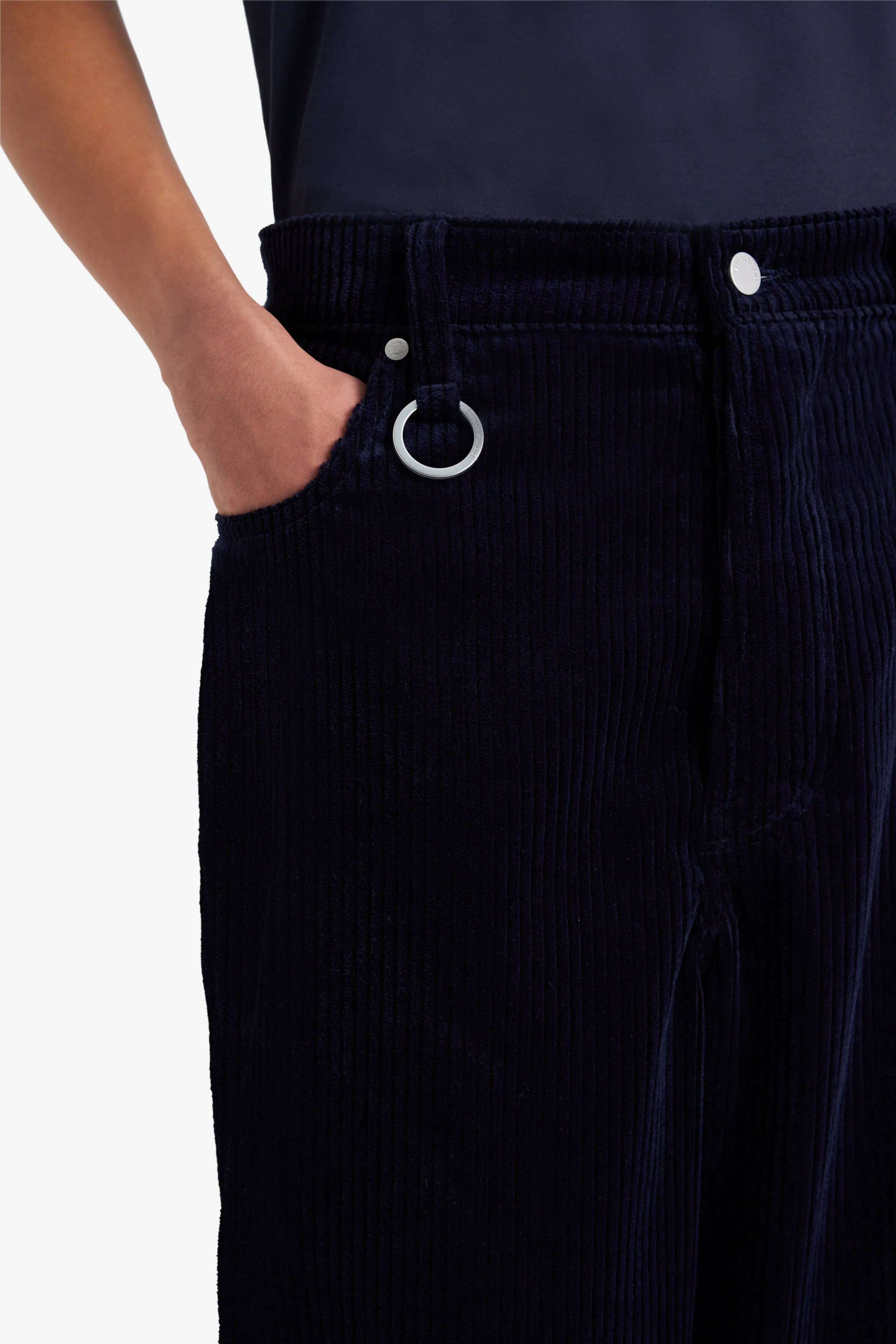CORDUROY LOOSE 5 POCKETS PANT NAVY sold by Etudes Studio product image thumbnail 5