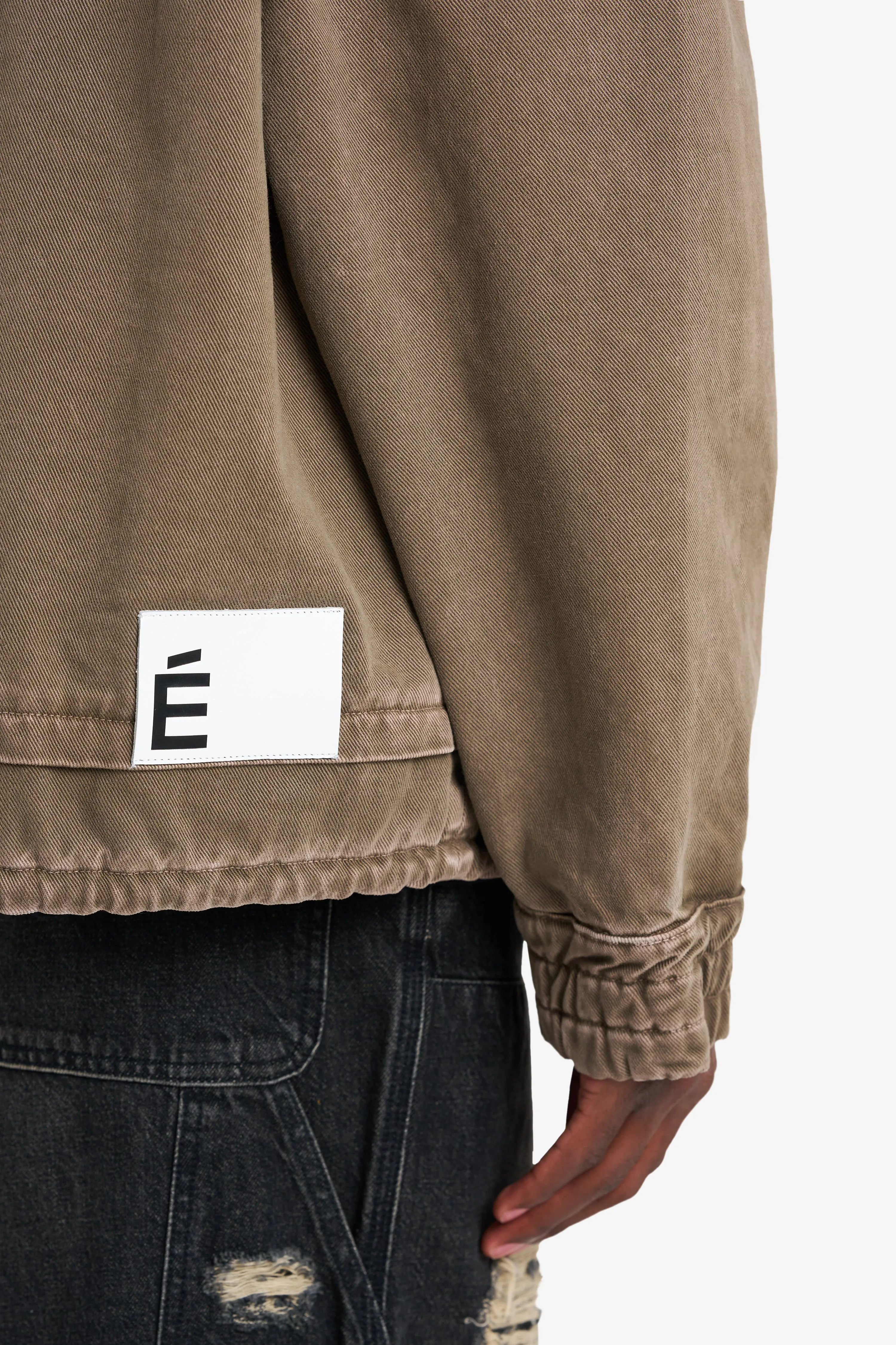 HOODIE DENIM JACKET TAN sold by Etudes Studio product image thumbnail 5