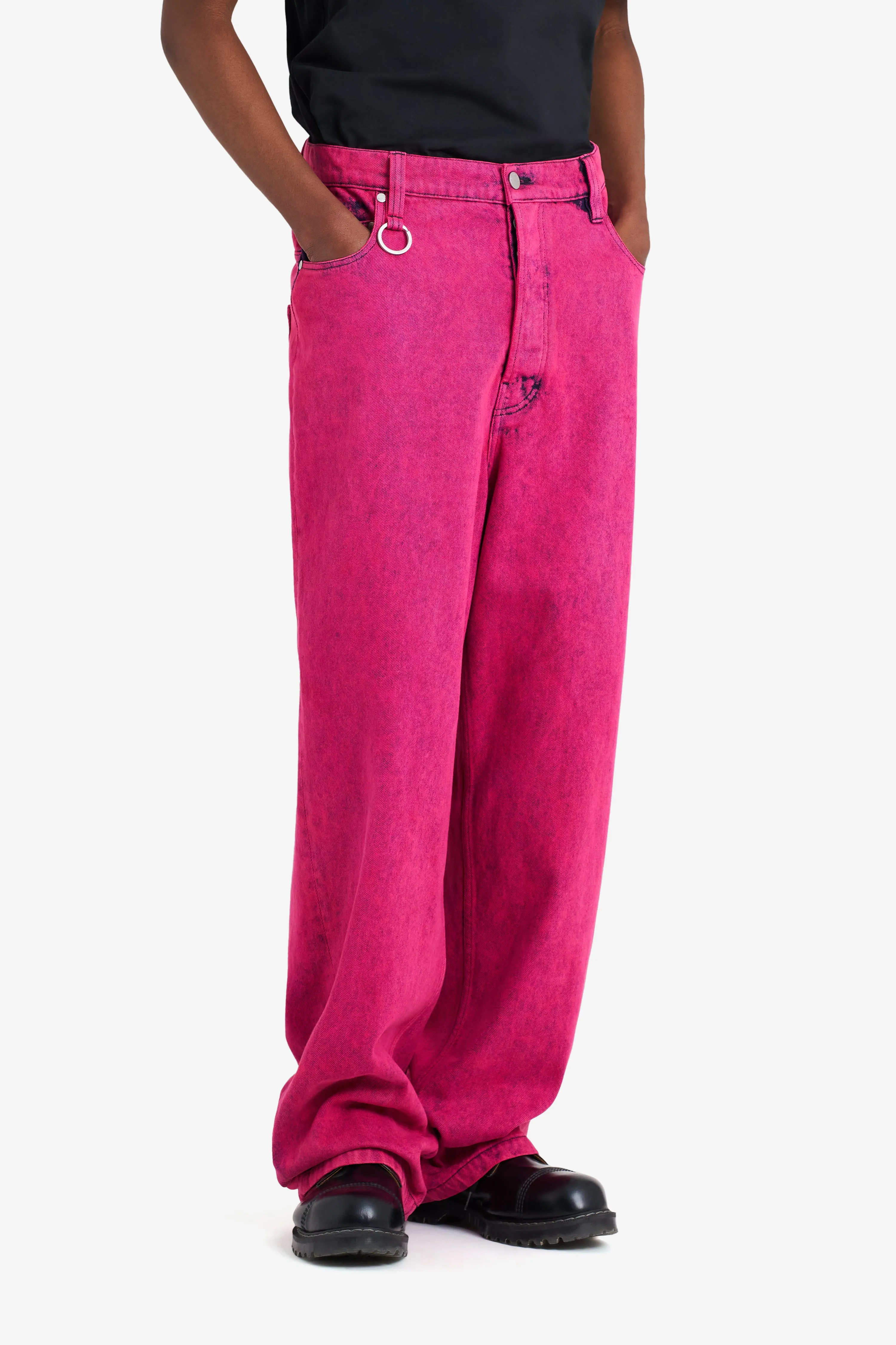LOOSE JEANS PANT PINK sold by Etudes Studio product image thumbnail 3
