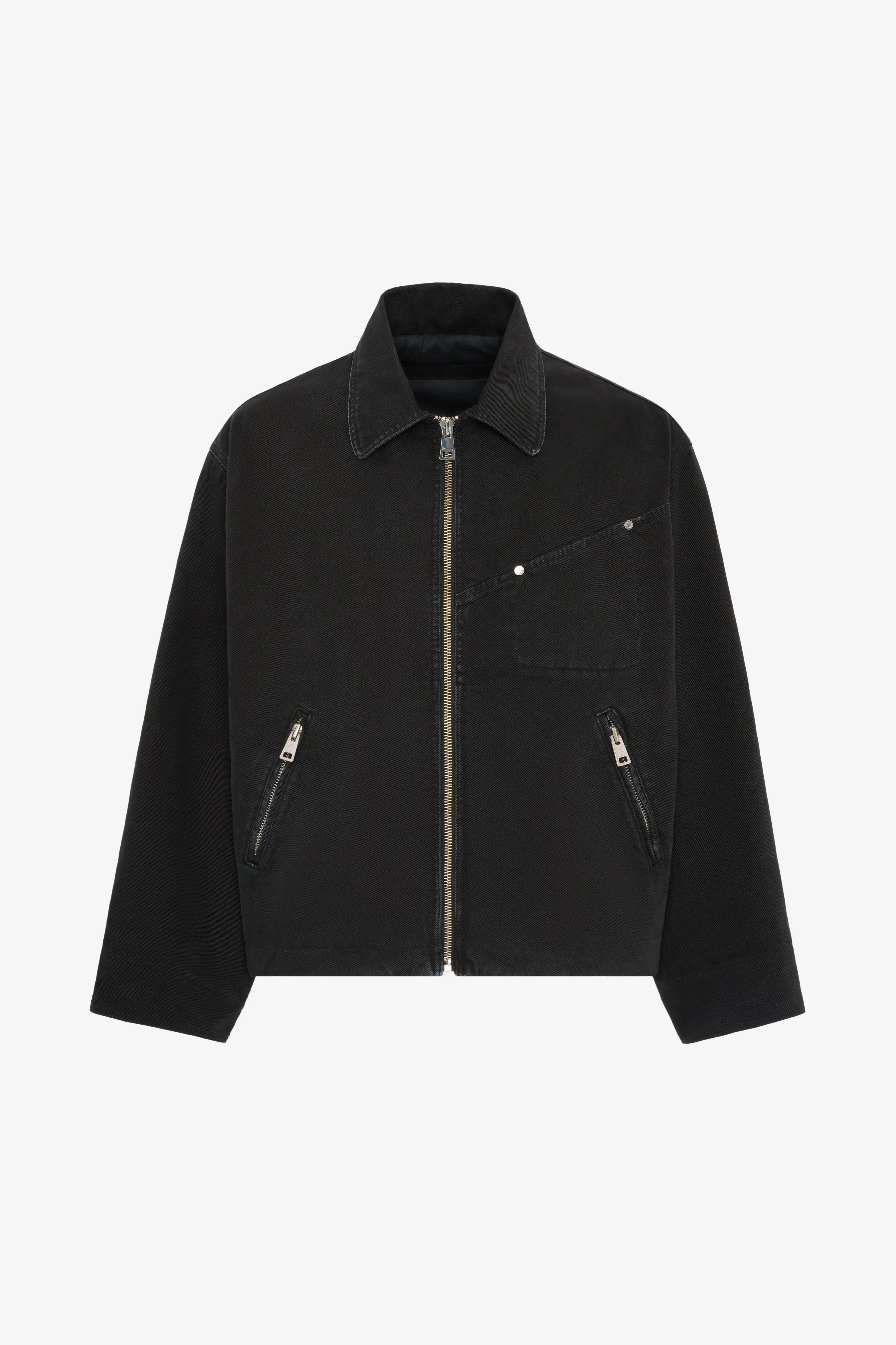 BOXY ZIPPED JACKET BLACK sold by Etudes Studio