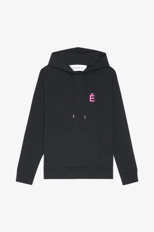 REGULAR HOODIE É PINK BLACK sold by Etudes Studio