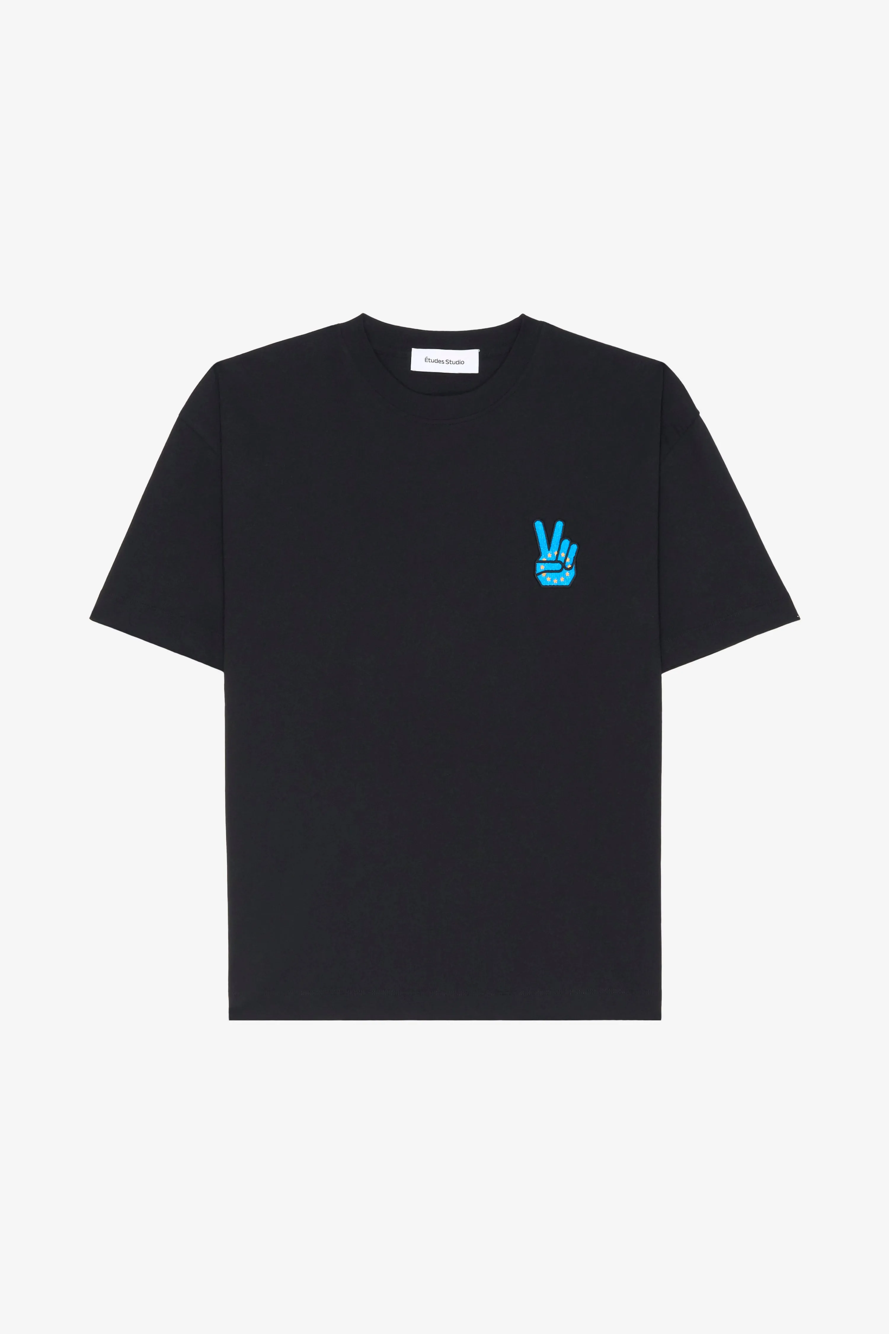 RELAX TEE SHIRT PEACE BLACK sold by Etudes Studio