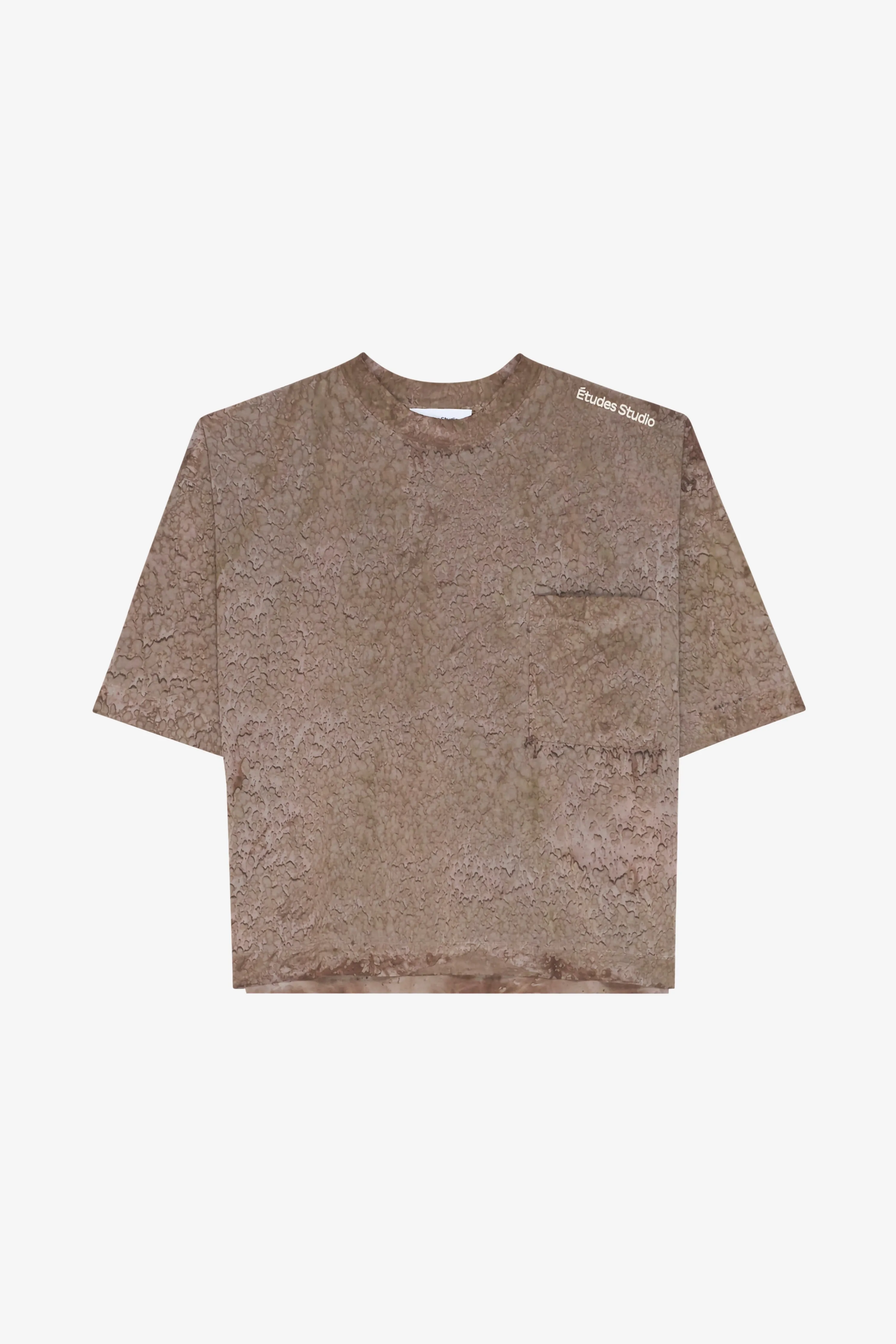 OVERSIZE POCKET TEE SHIRT BROWN sold by Etudes Studio