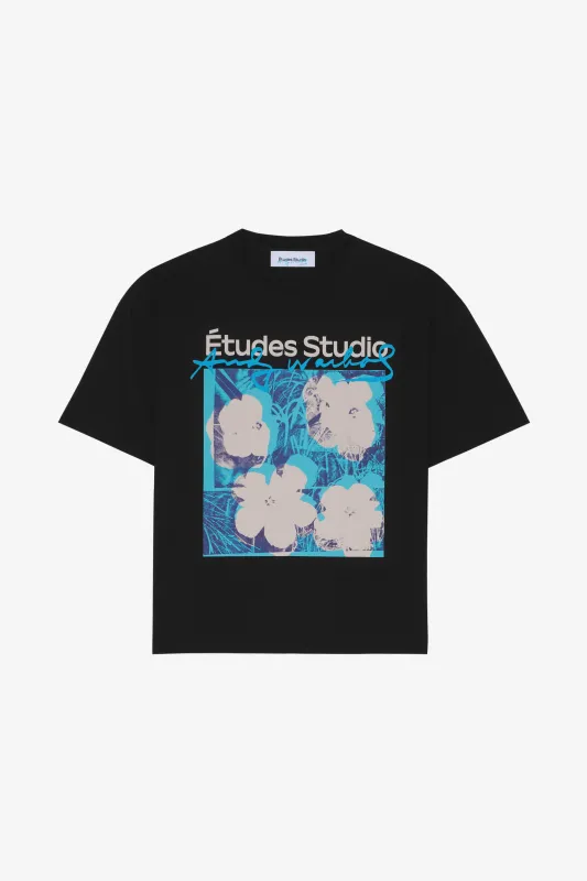 REGULAR T-SHIRT ANDY WARHOL FLOWERS sold by Etudes Studio