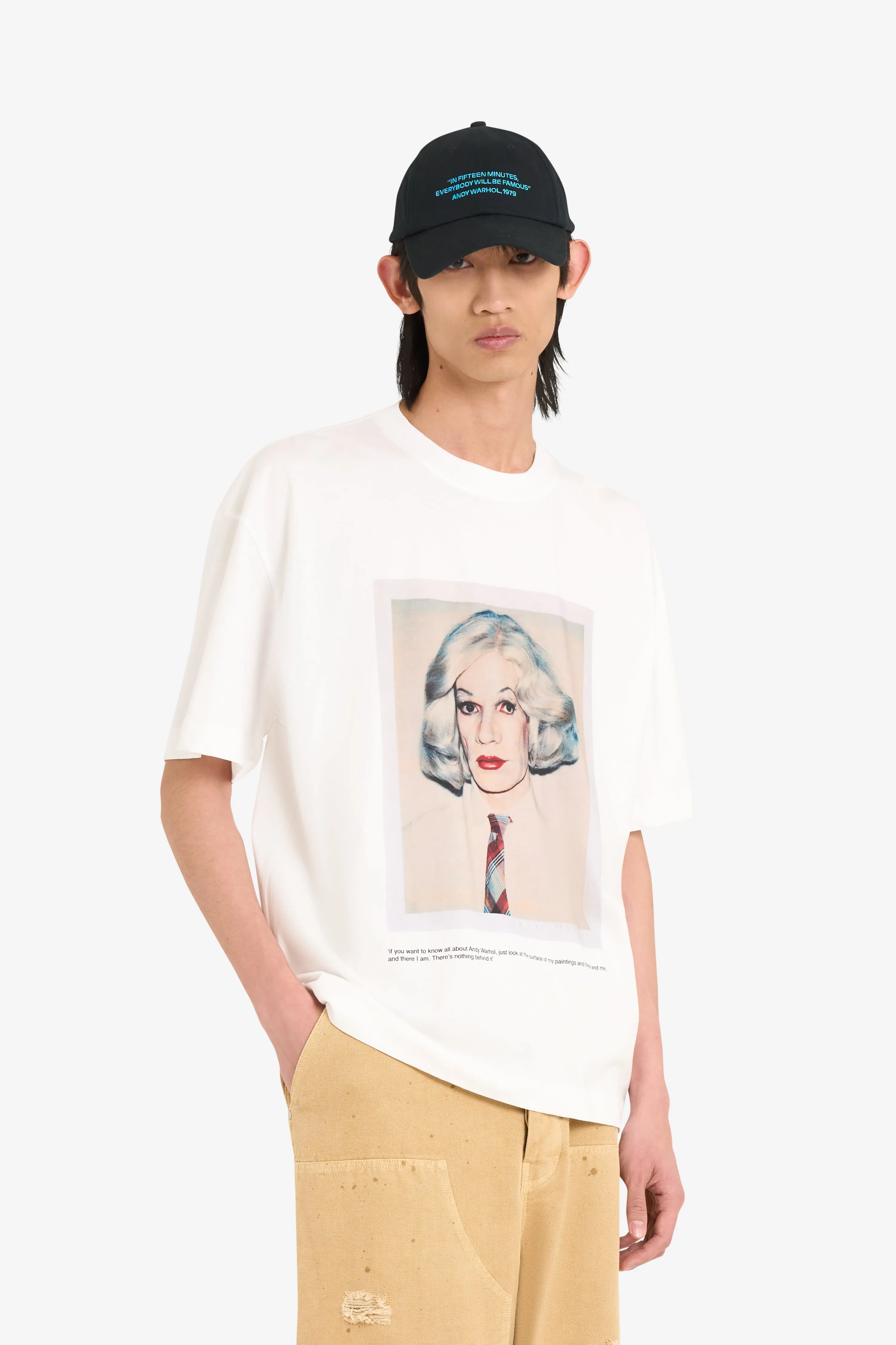 RELAX T-SHIRT ANDY WARHOL PORTRAIT sold by Etudes Studio product image thumbnail 3