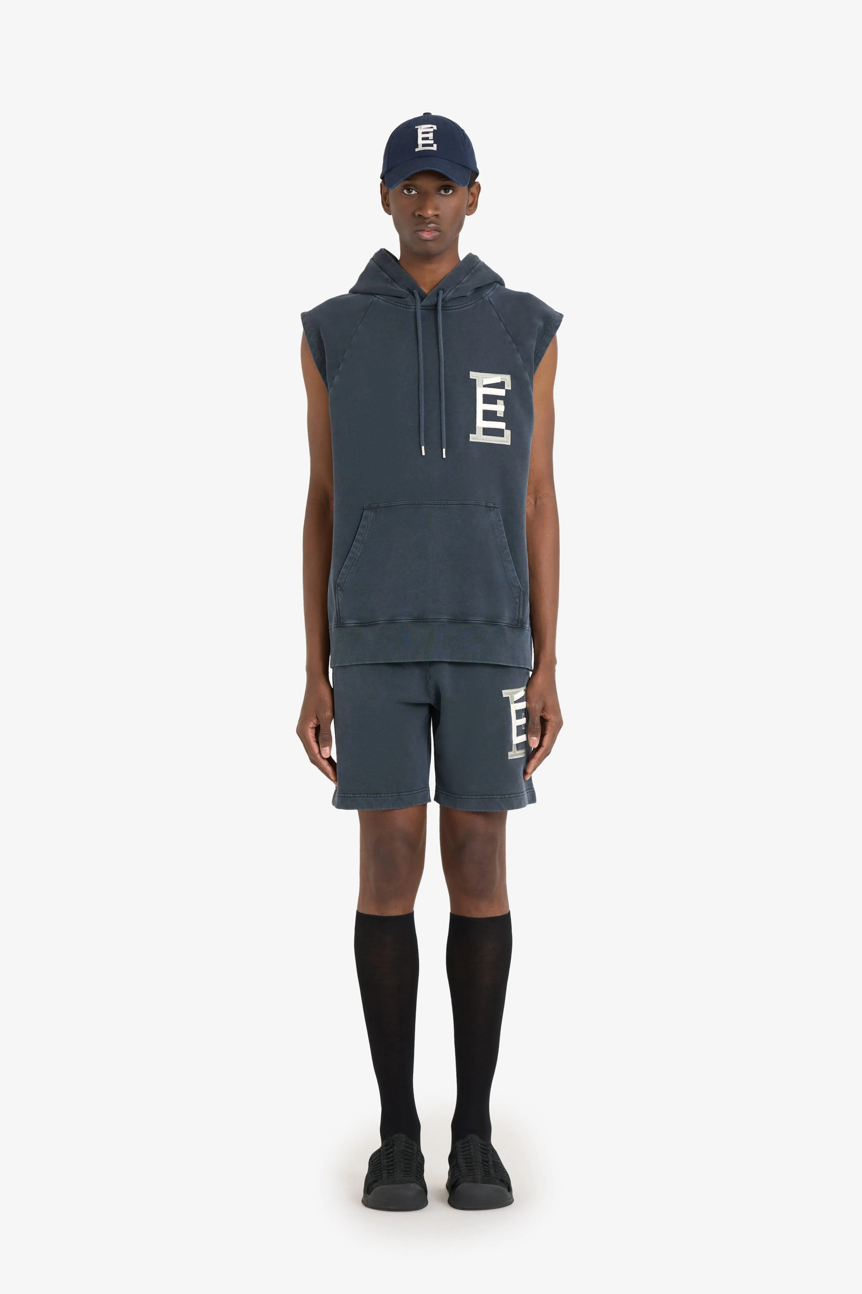 SLEEVELESS LOOSE HOODIE BASEBALL sold by Etudes Studio product image thumbnail 2