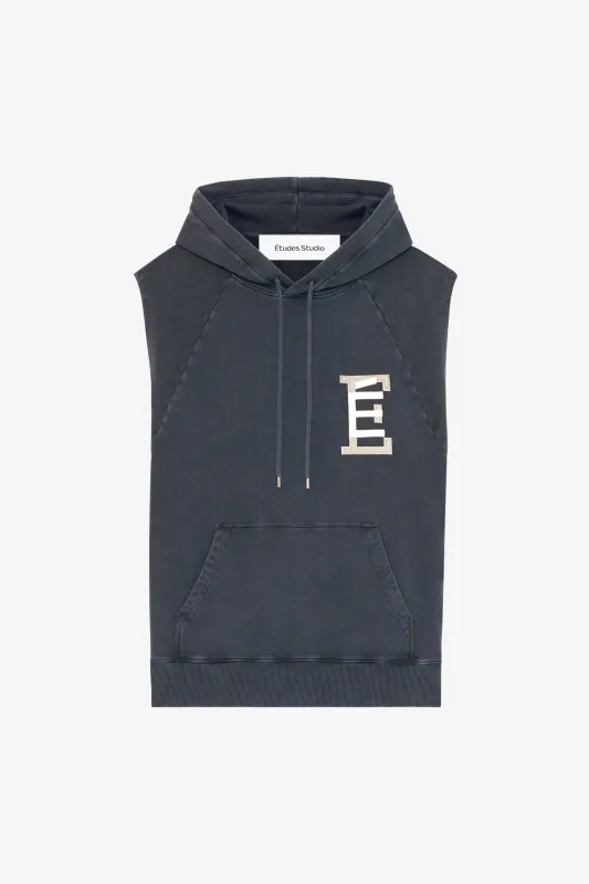 SLEEVELESS LOOSE HOODIE BASEBALL sold by Etudes Studio