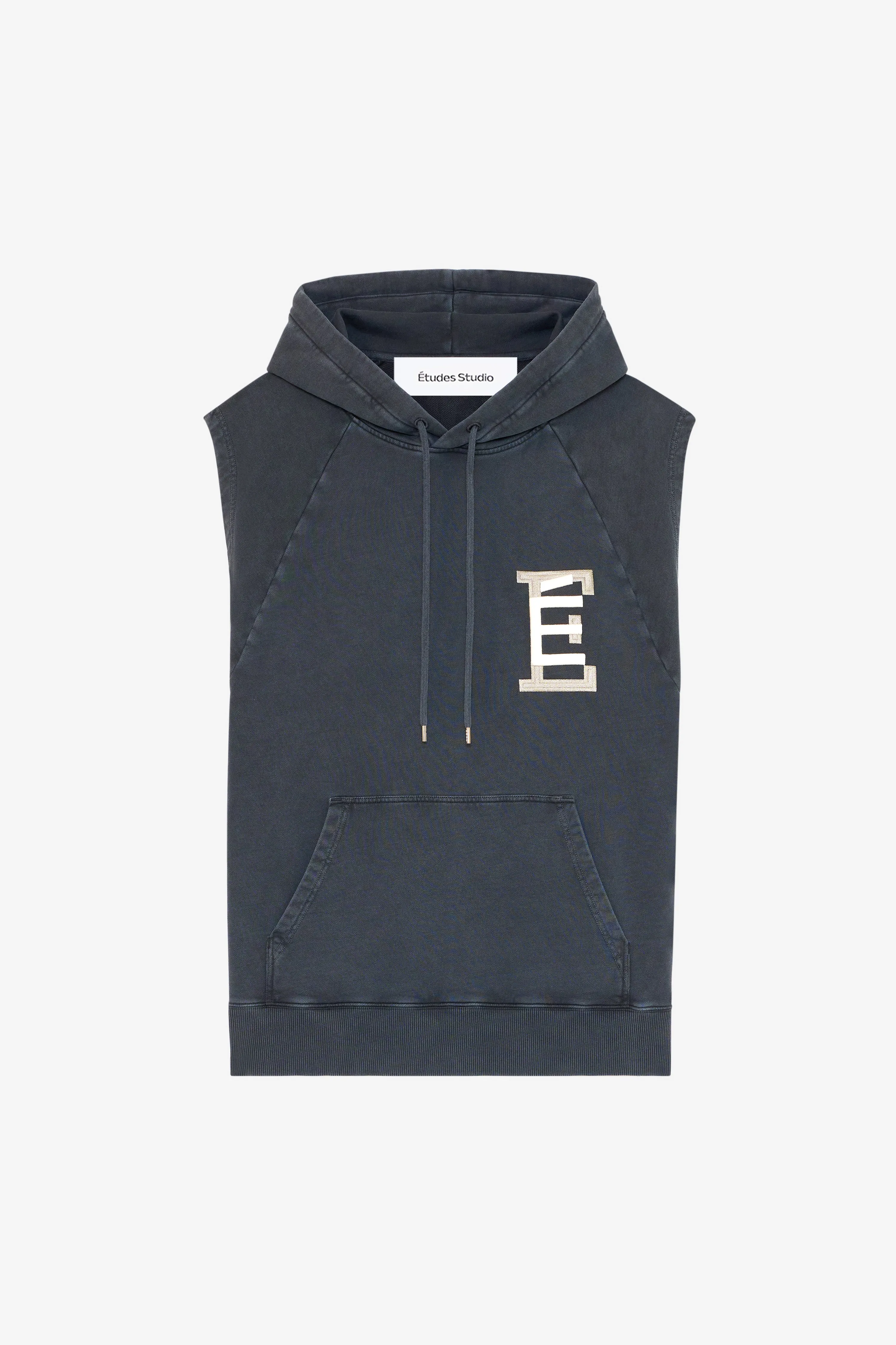 SLEEVELESS LOOSE HOODIE BASEBALL sold by Etudes Studio