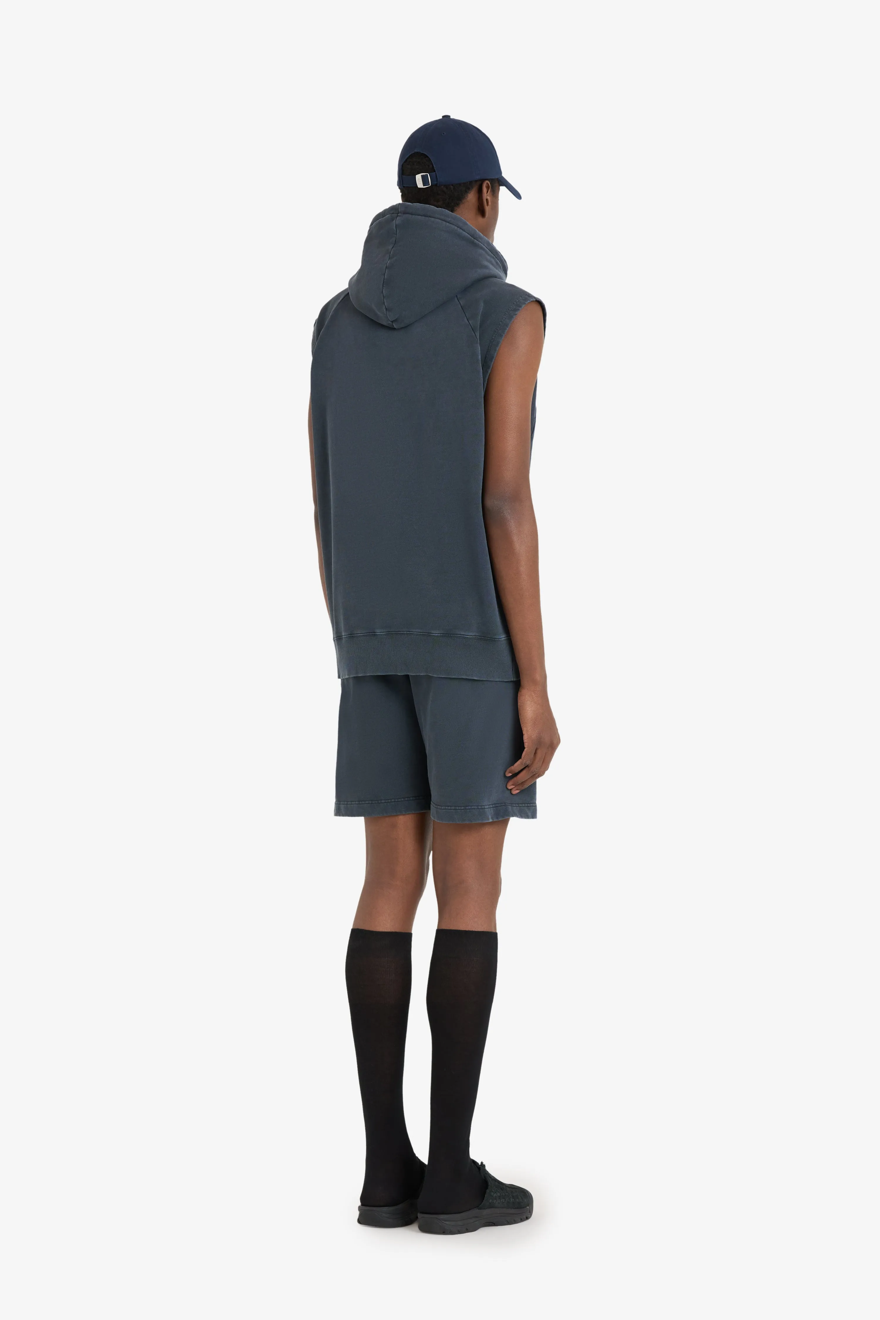 SLEEVELESS LOOSE HOODIE BASEBALL sold by Etudes Studio product image thumbnail 5